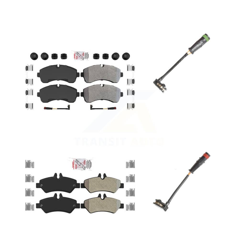 AmeriBRAKES - KNW-100151 - Front and Rear Disc Brake Pad Kits