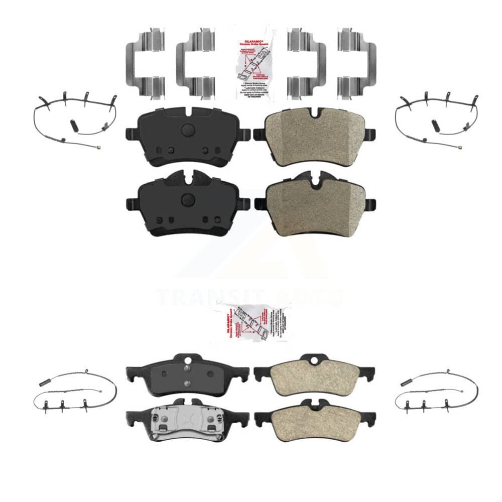 AmeriBRAKES - KNW-100200 - Front and Rear Disc Brake Pad Kits