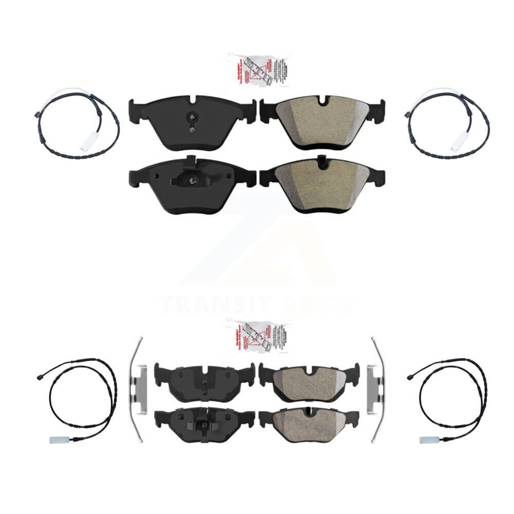 AmeriBRAKES - KNW-100355 - Front and Rear Disc Brake Pad Kits