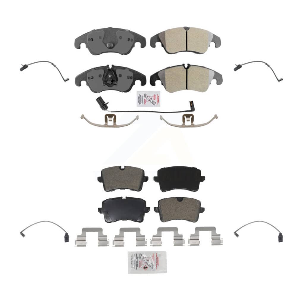AmeriBRAKES - KNW-100367 - Front and Rear Disc Brake Pad Kits