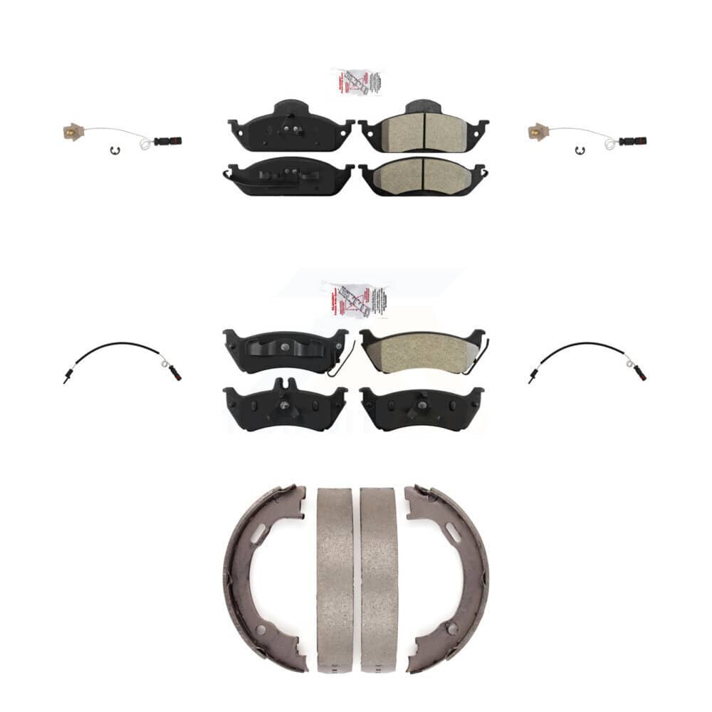 AmeriBRAKES - KNW-100462 - Front and Rear Disc Brake Pad Kits