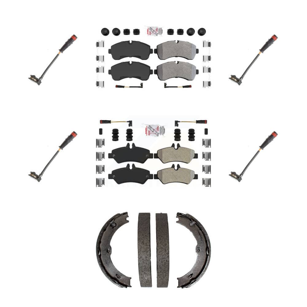 AmeriBRAKES - KNW-101202 - Front and Rear Disc Brake Pad Kits