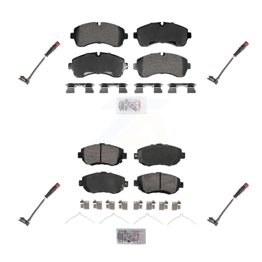 AmeriBRAKES - KNW-101280 - Front and Rear Disc Brake Pad Kits
