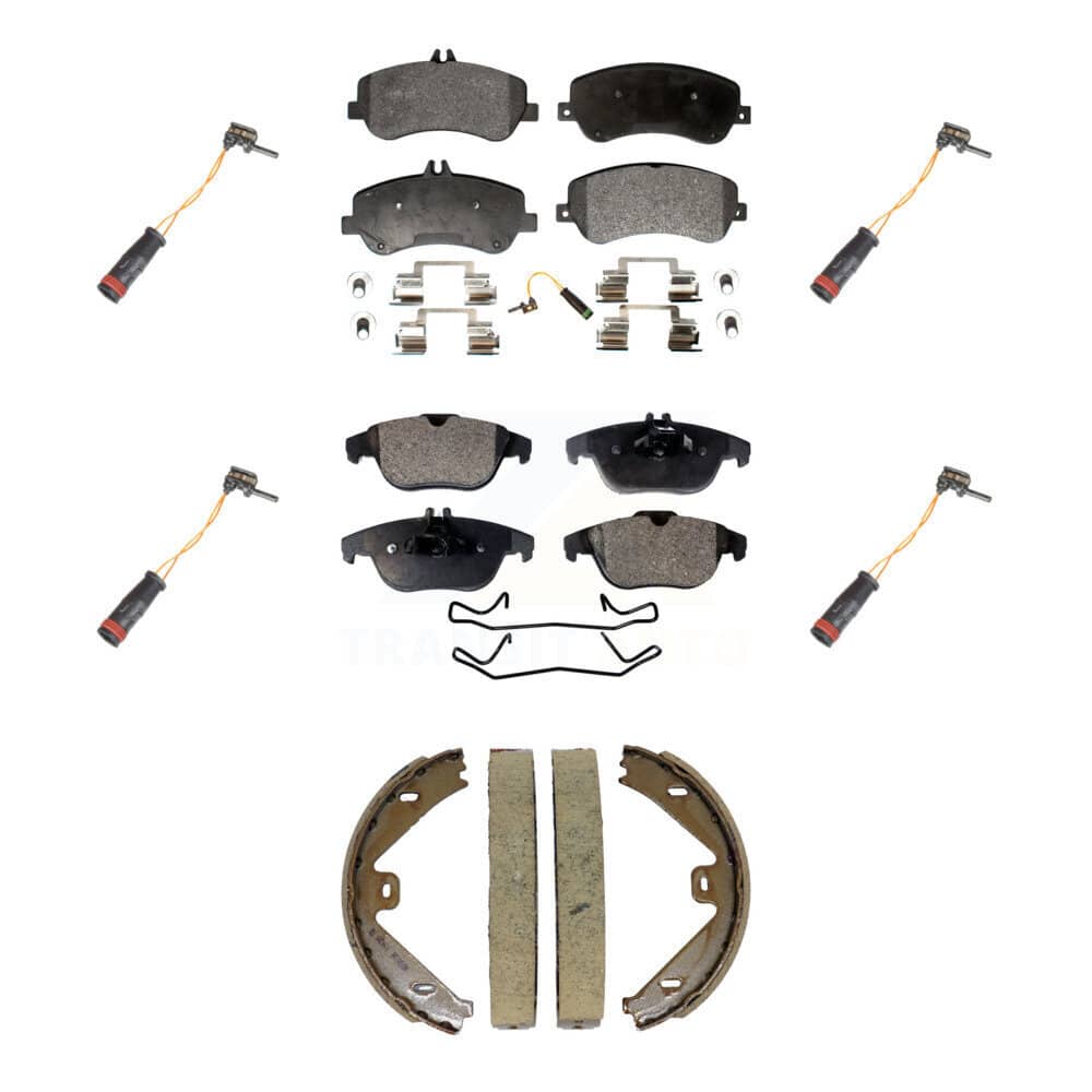 Positive Plus - KPW-101550 - Front and Rear Disc Brake Pad Kits