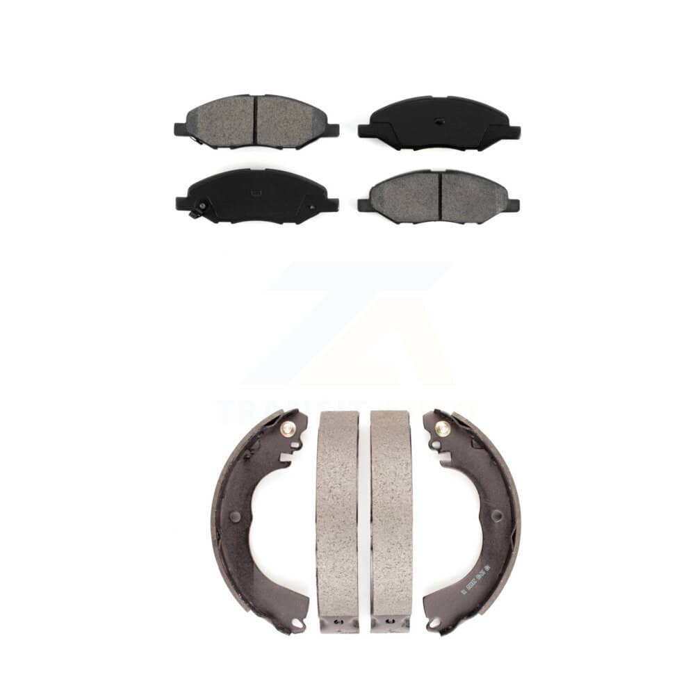 Transit Auto - KSN-100033 - Front and Rear Disc Brake Pad Kits