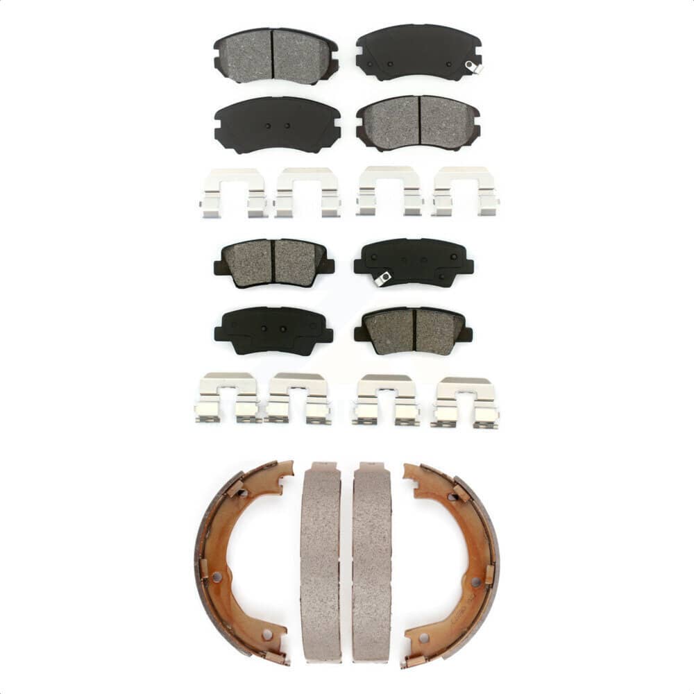 Transit Auto - KSN-100664 - Front and Rear Disc Brake Pad Kits