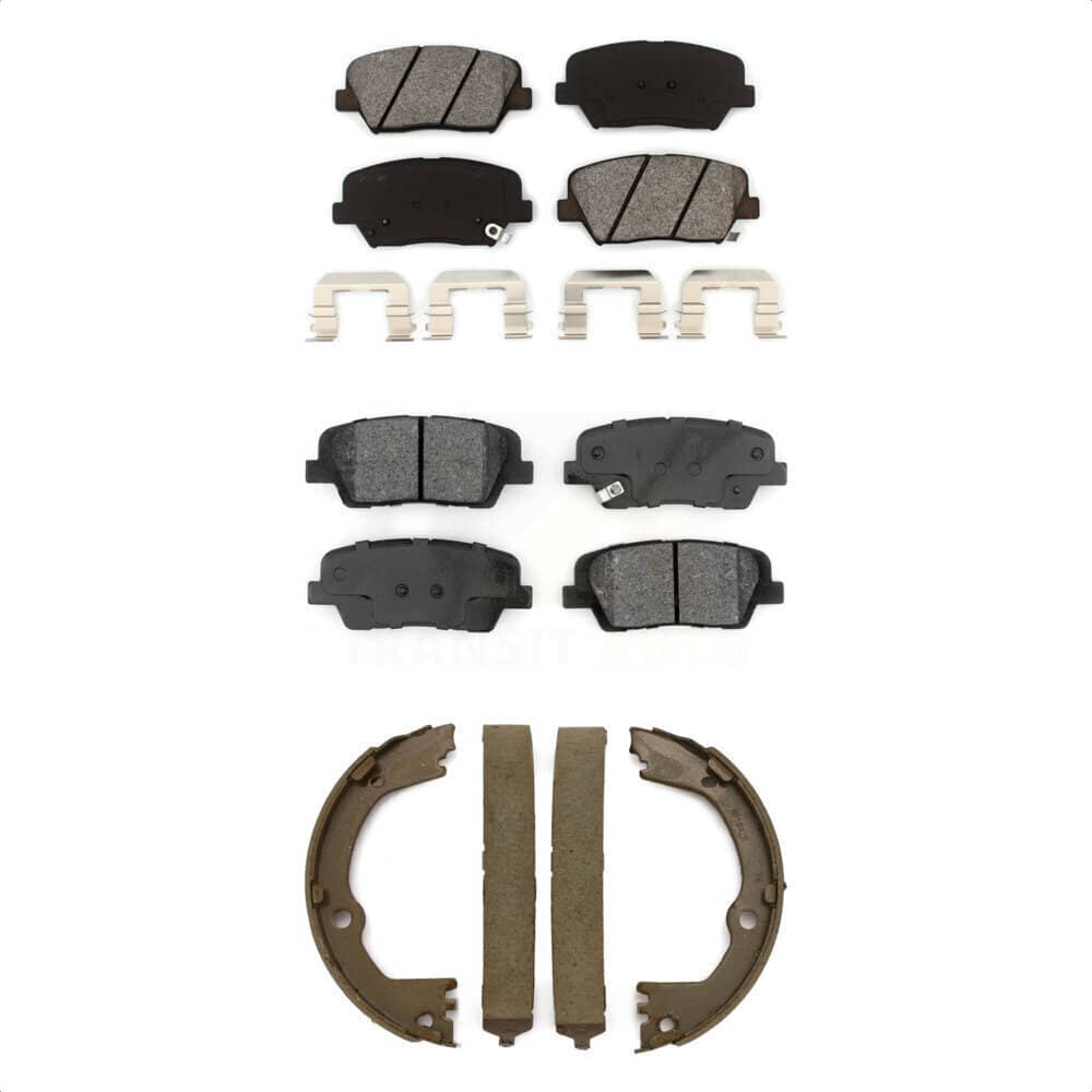 Transit Auto - KSN-100708 - Front and Rear Disc Brake Pad Kits