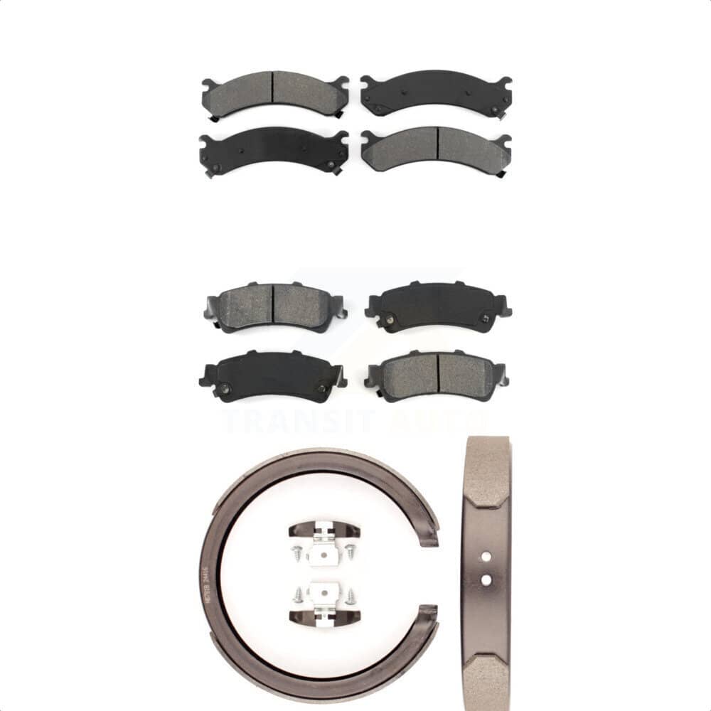 Transit Auto - KSN-100717 - Front and Rear Disc Brake Pad Kits