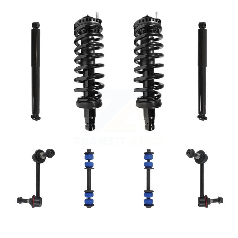 Transit Auto - KSS-107669 - Front and Rear Suspension Strut and Coil Spring Assembly Kits
