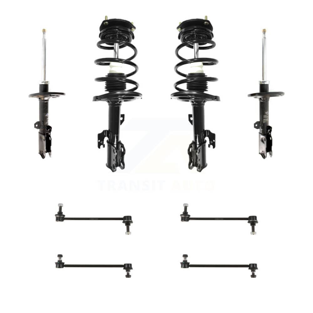 Transit Auto - KSS-107714 - Front and Rear Suspension Strut and Coil Spring Assembly Kits