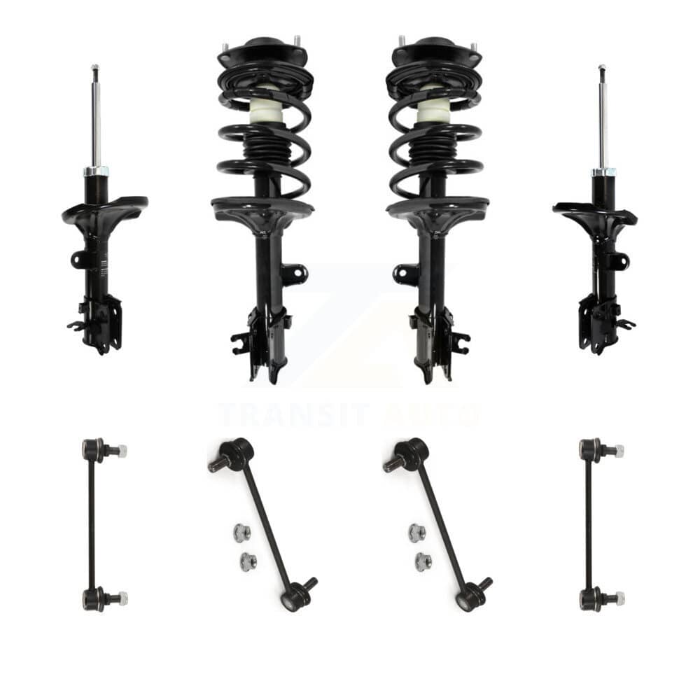 Transit Auto - KSS-107718 - Front and Rear Suspension Strut and Coil Spring Assembly Kits
