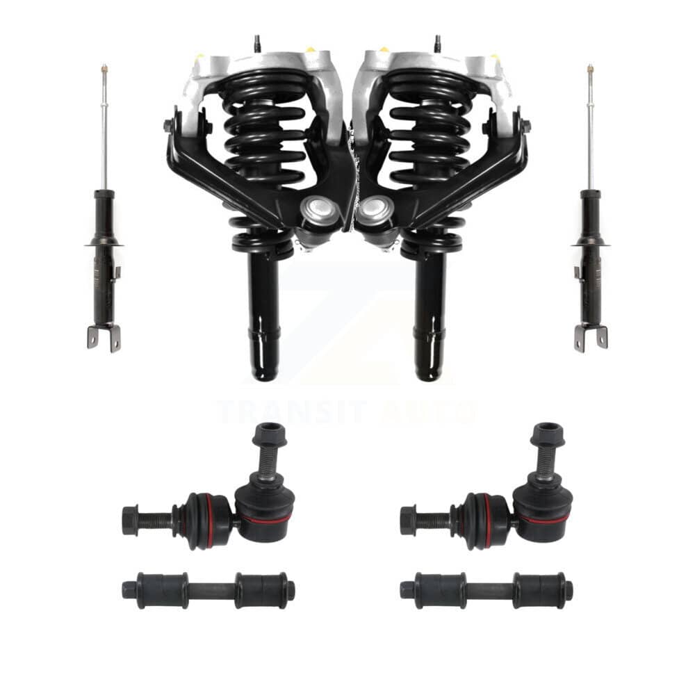 Transit Auto - KSS-107728 - Front and Rear Suspension Strut and Coil Spring Assembly Kits
