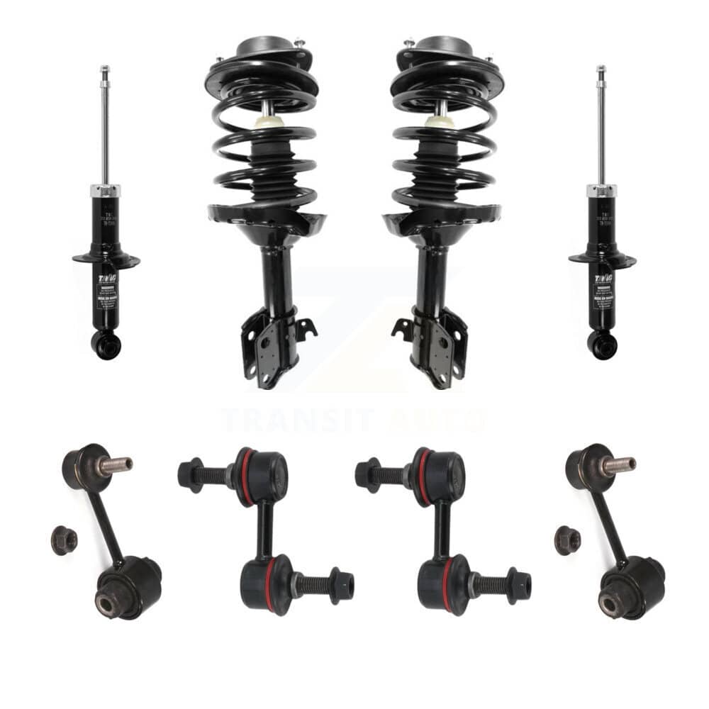Transit Auto - KSS-107731 - Front and Rear Suspension Strut and Coil Spring Assembly Kits