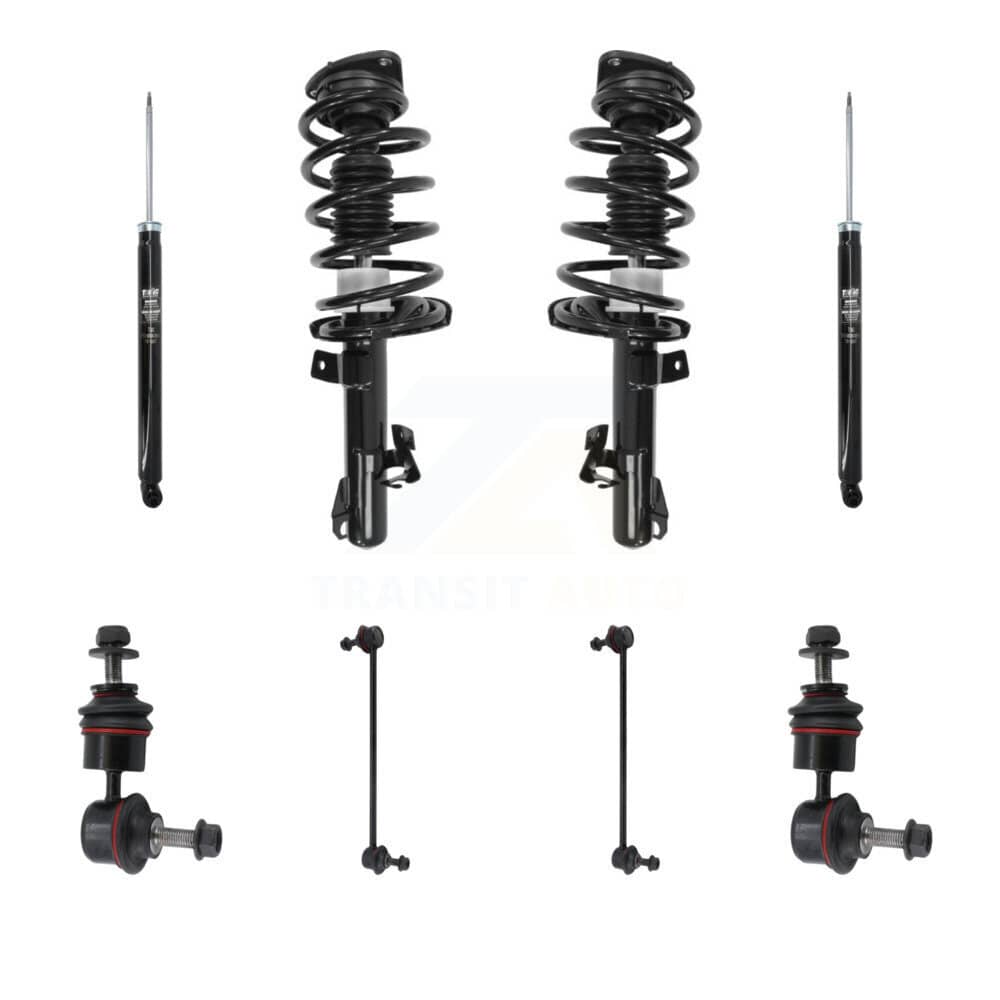 Transit Auto - KSS-107769 - Front and Rear Suspension Strut and Coil Spring Assembly Kits