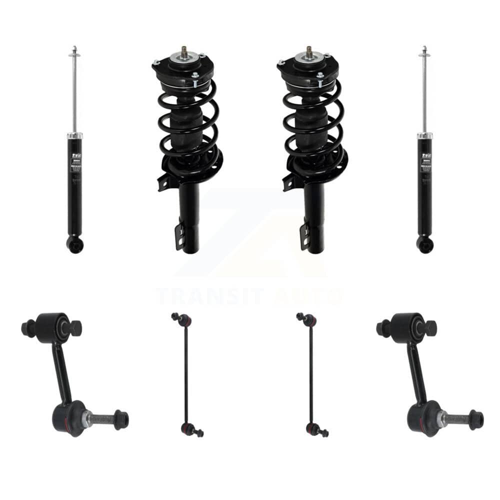 Transit Auto - KSS-108360 - Front and Rear Suspension Strut and Coil Spring Assembly Kits