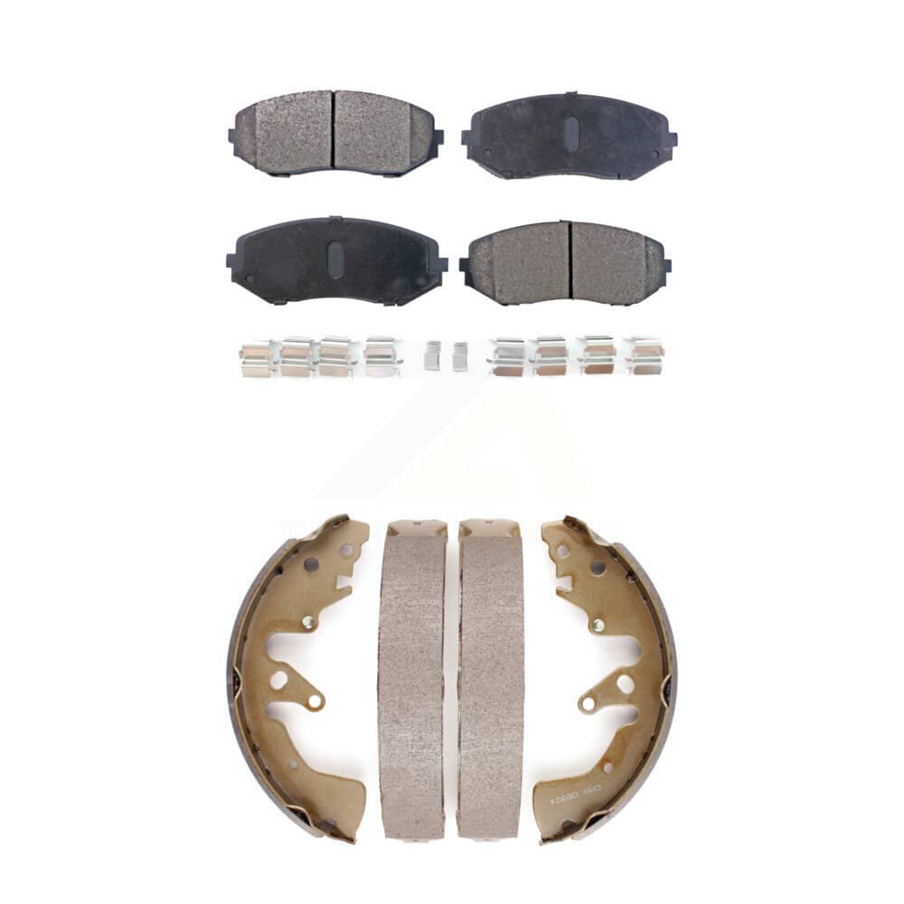 Transit Auto - KTN-100025 - Front and Rear Disc Brake Pad Kits