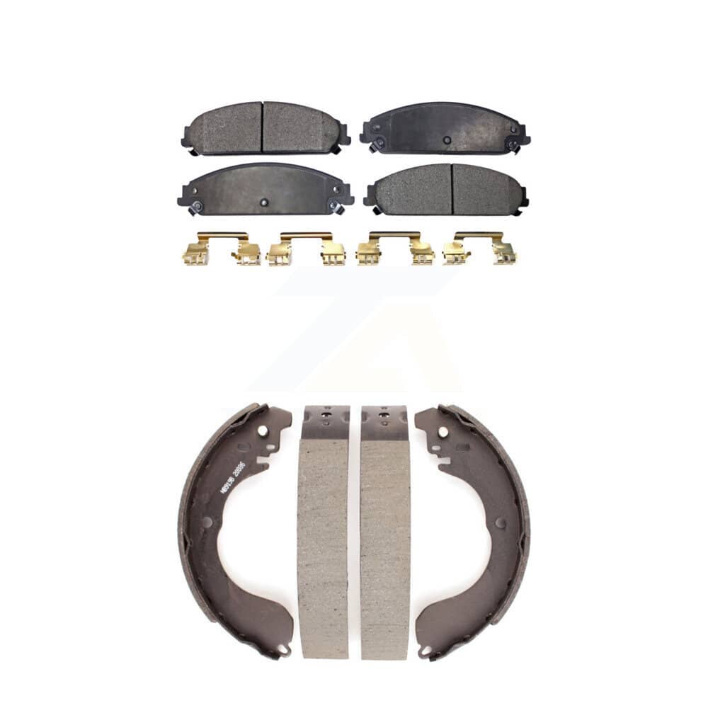 Transit Auto - KTN-100222 - Front and Rear Disc Brake Pad Kits