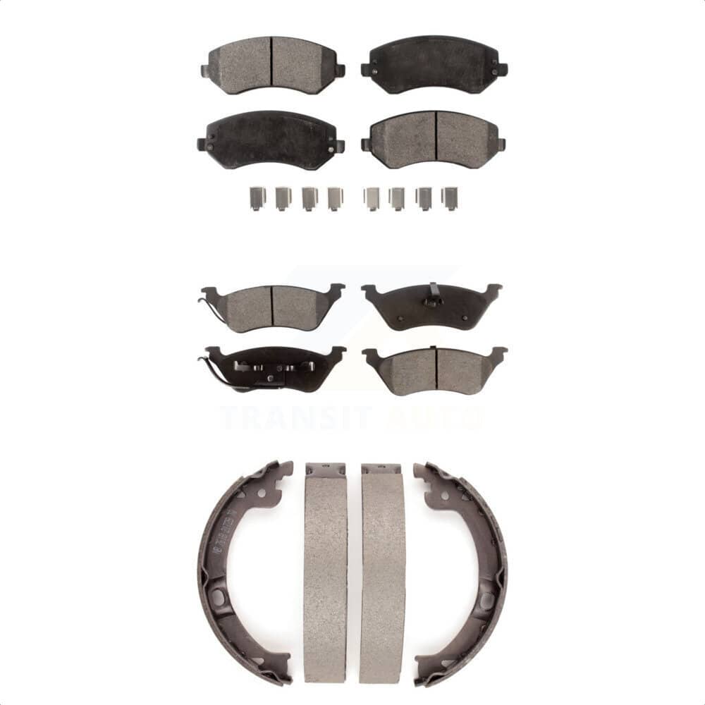 Transit Auto - KTN-100518 - Front and Rear Disc Brake Pad Kits