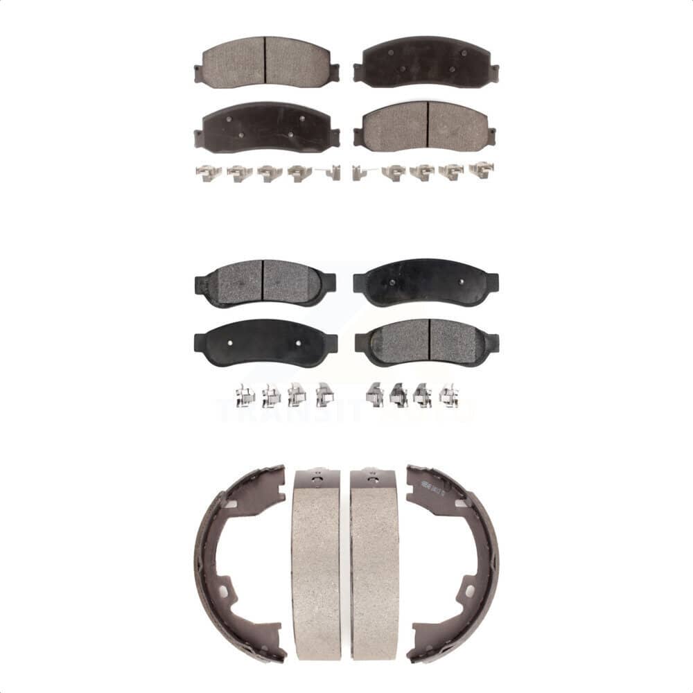 Transit Auto - KTN-100571 - Front and Rear Disc Brake Pad Kits