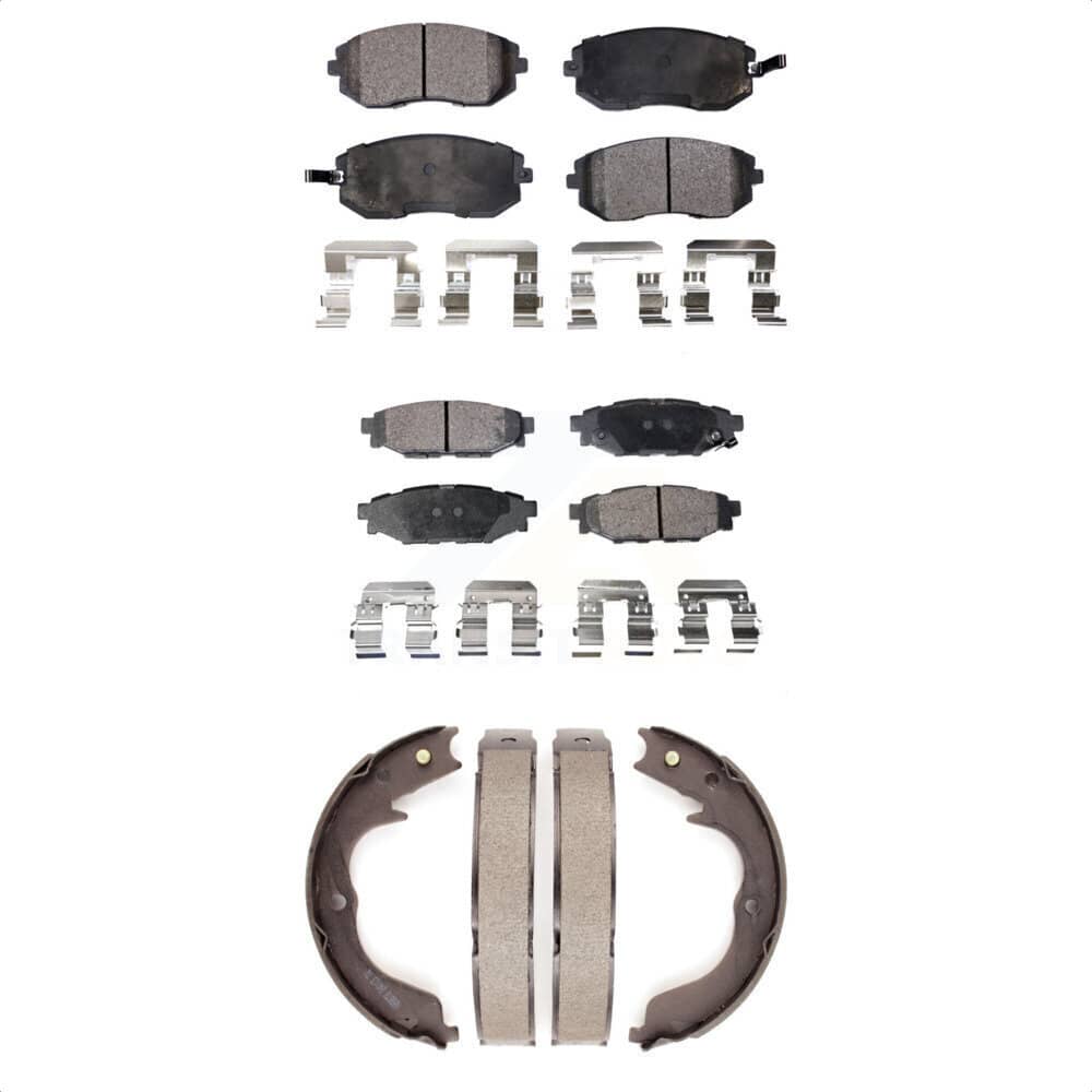 Transit Auto - KTN-100583 - Front and Rear Disc Brake Pad Kits
