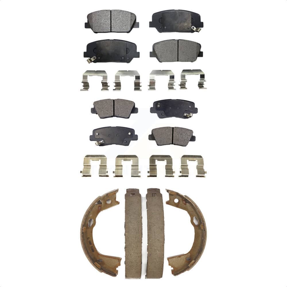 Transit Auto - KTN-100628 - Front and Rear Disc Brake Pad Kits