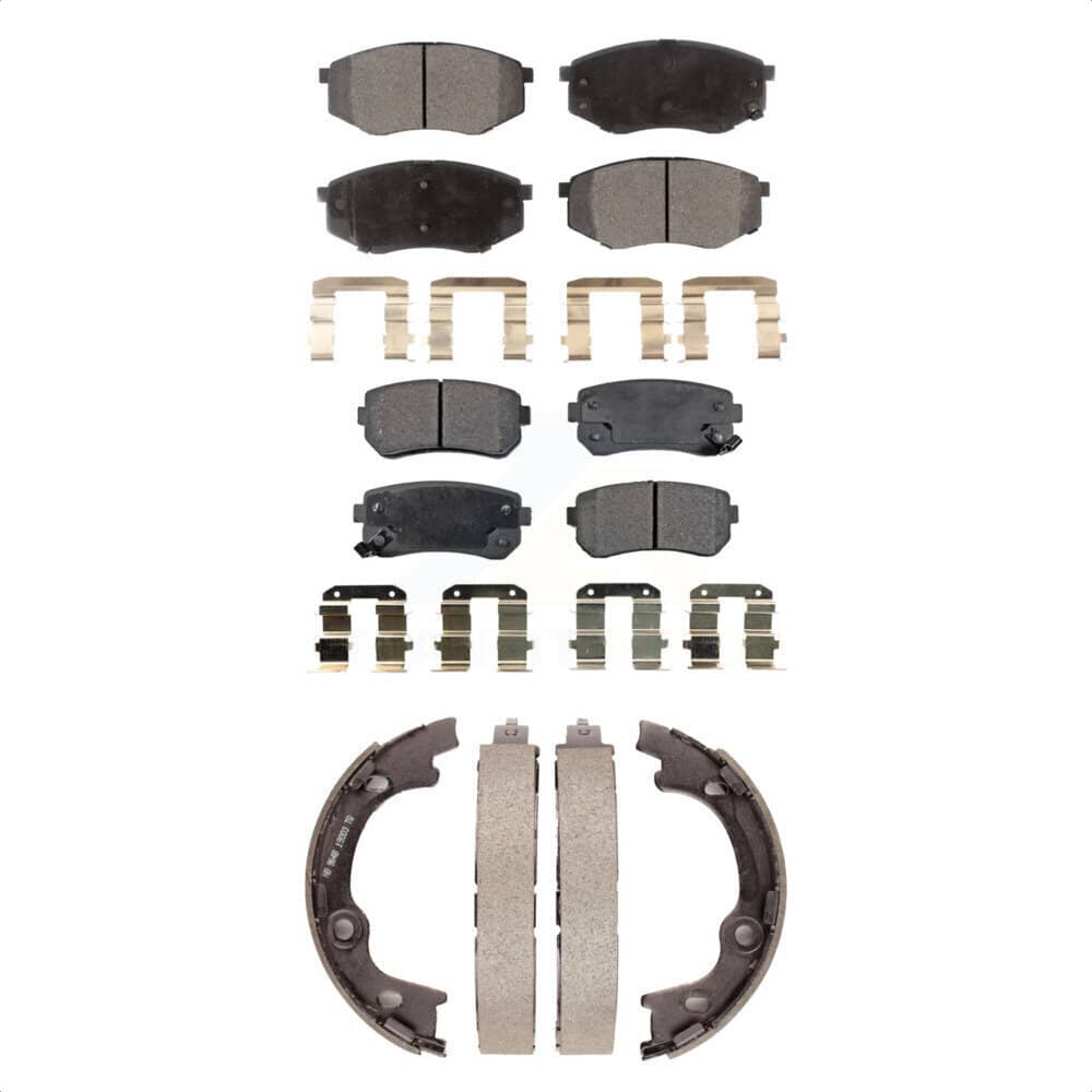 Transit Auto - KTN-100656 - Front and Rear Disc Brake Pad Kits