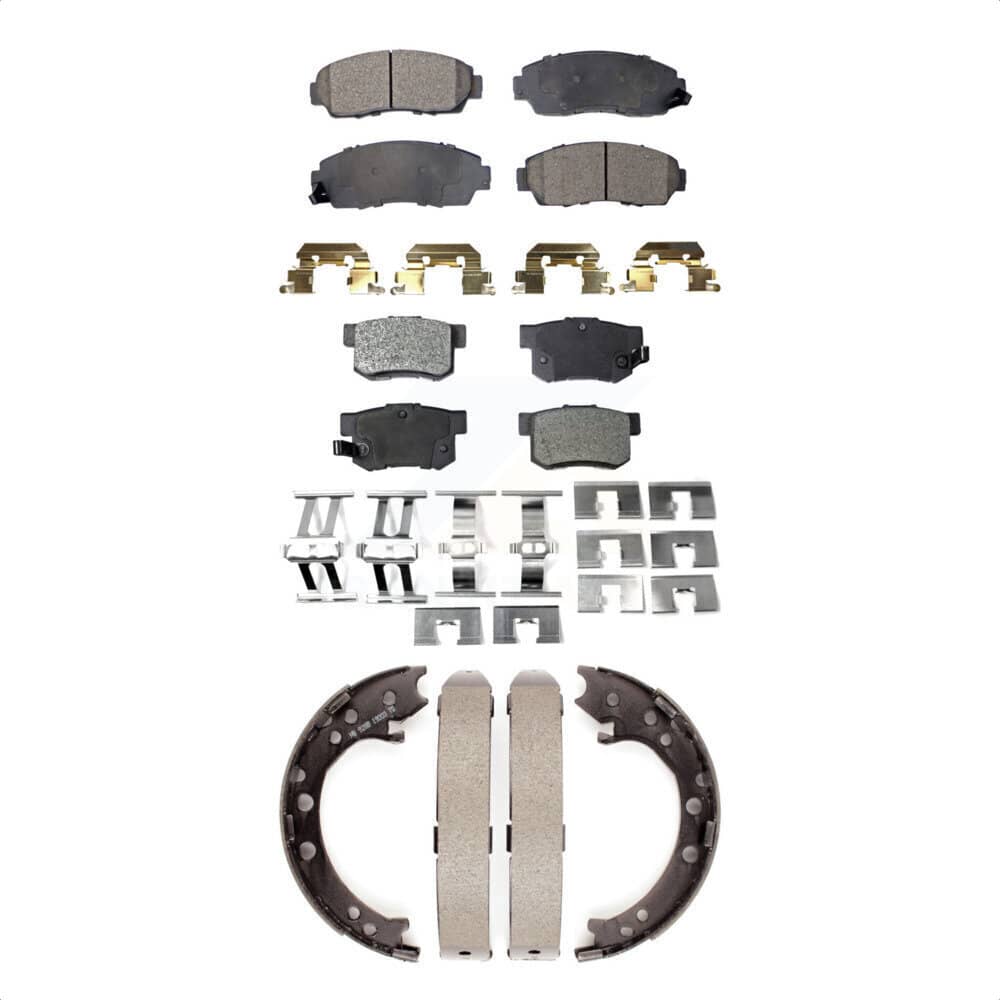Transit Auto - KTN-100676 - Front and Rear Disc Brake Pad Kits