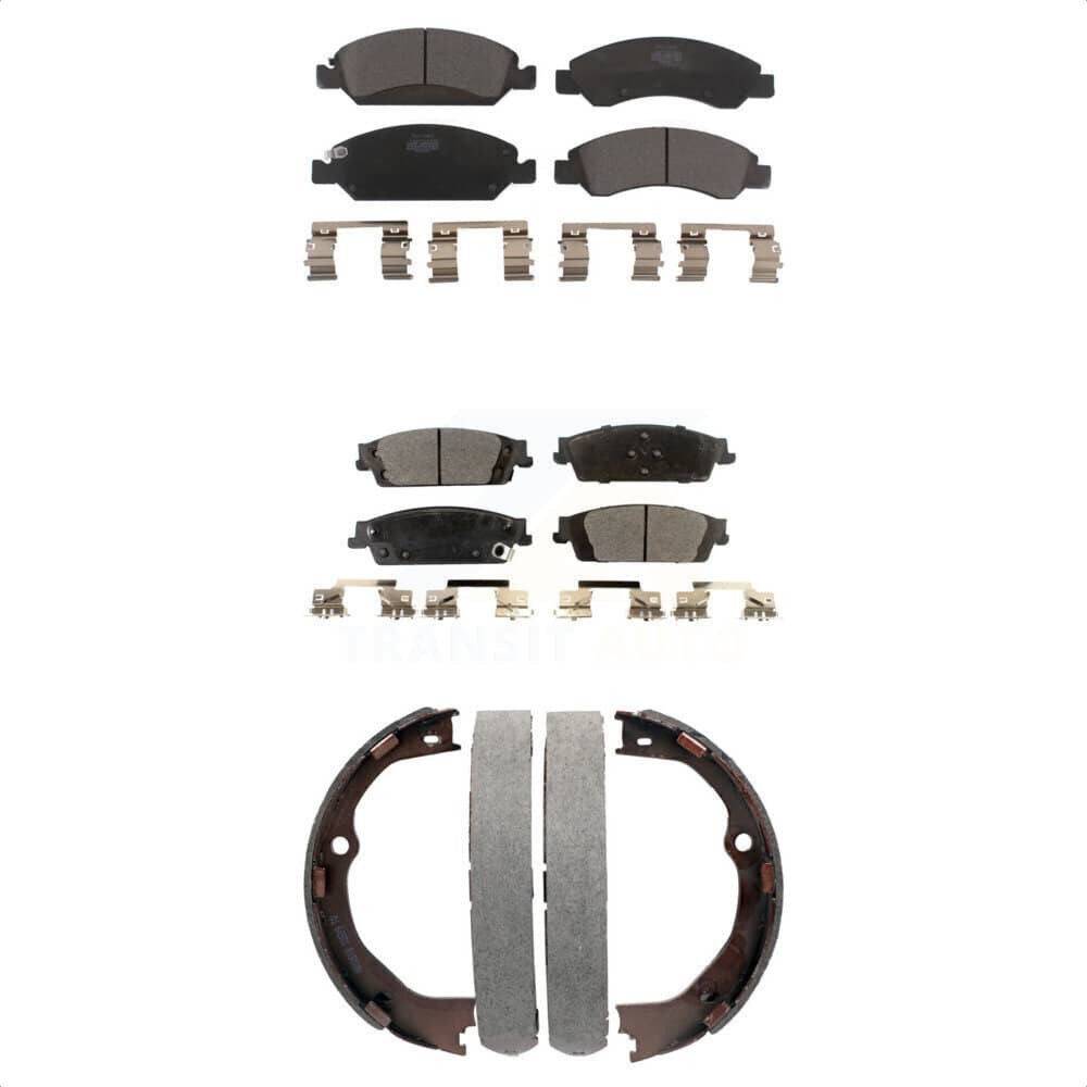 Transit Auto - KTN-100754 - Front and Rear Disc Brake Pad Kits