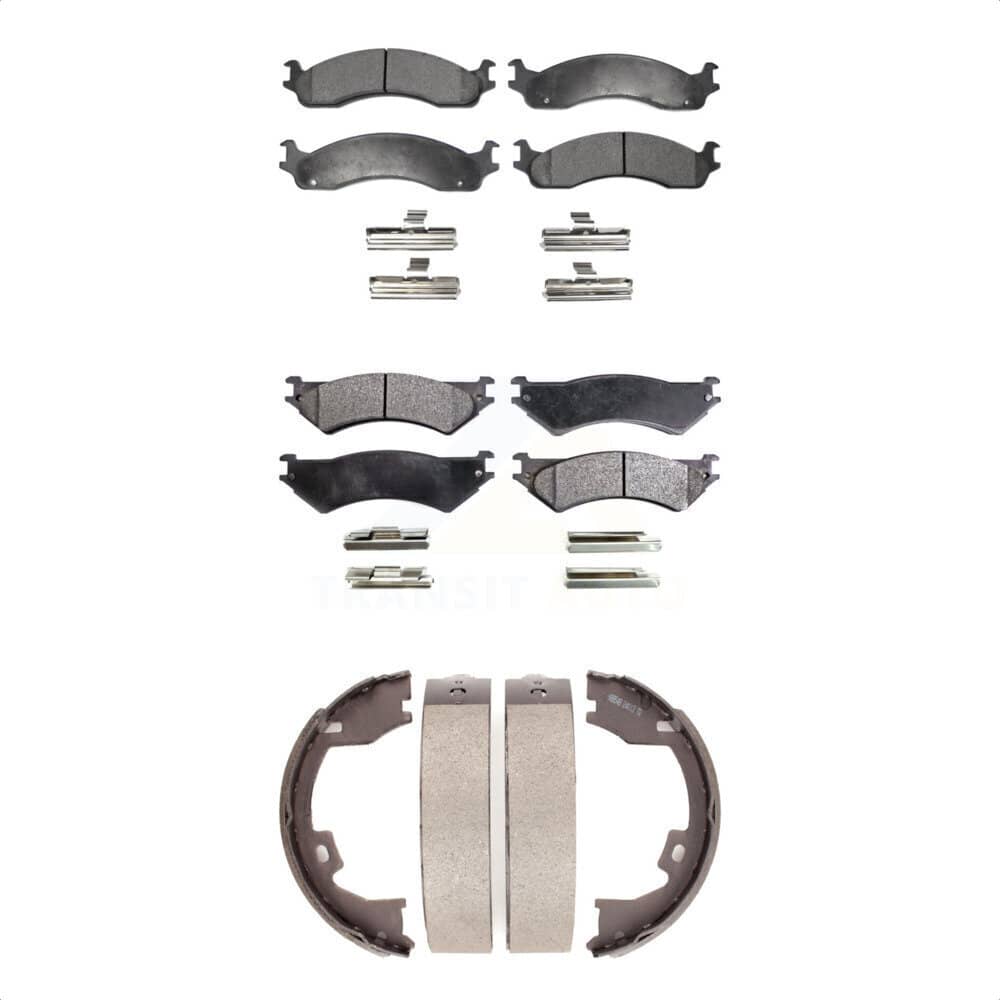 Transit Auto - KTN-100756 - Front and Rear Disc Brake Pad Kits