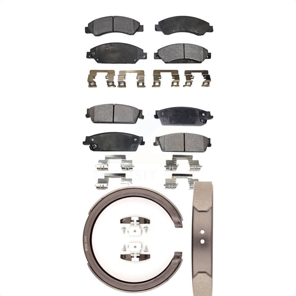 Transit Auto - KTN-100829 - Front and Rear Disc Brake Pad Kits