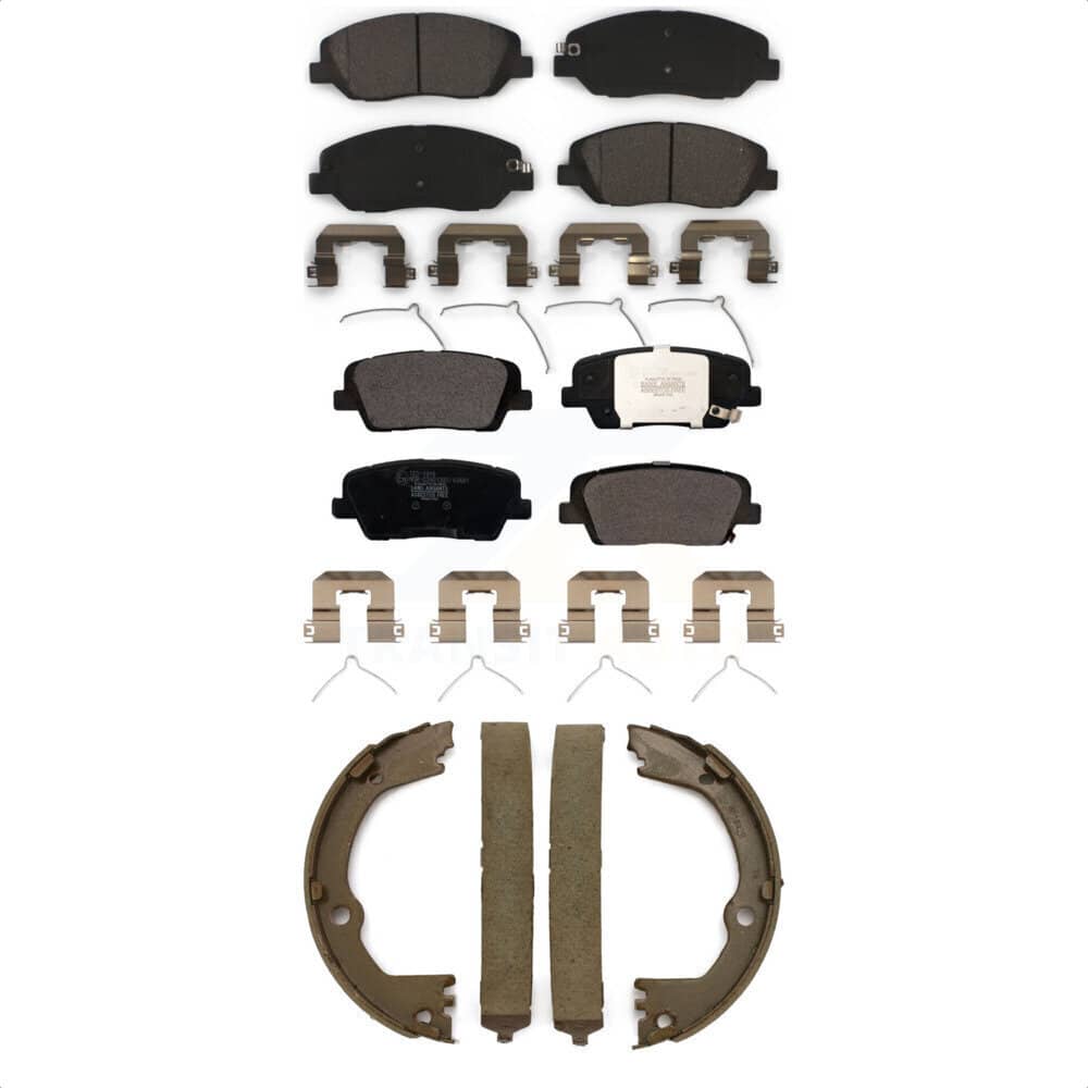 Transit Auto - KTN-100847 - Front and Rear Disc Brake Pad Kits