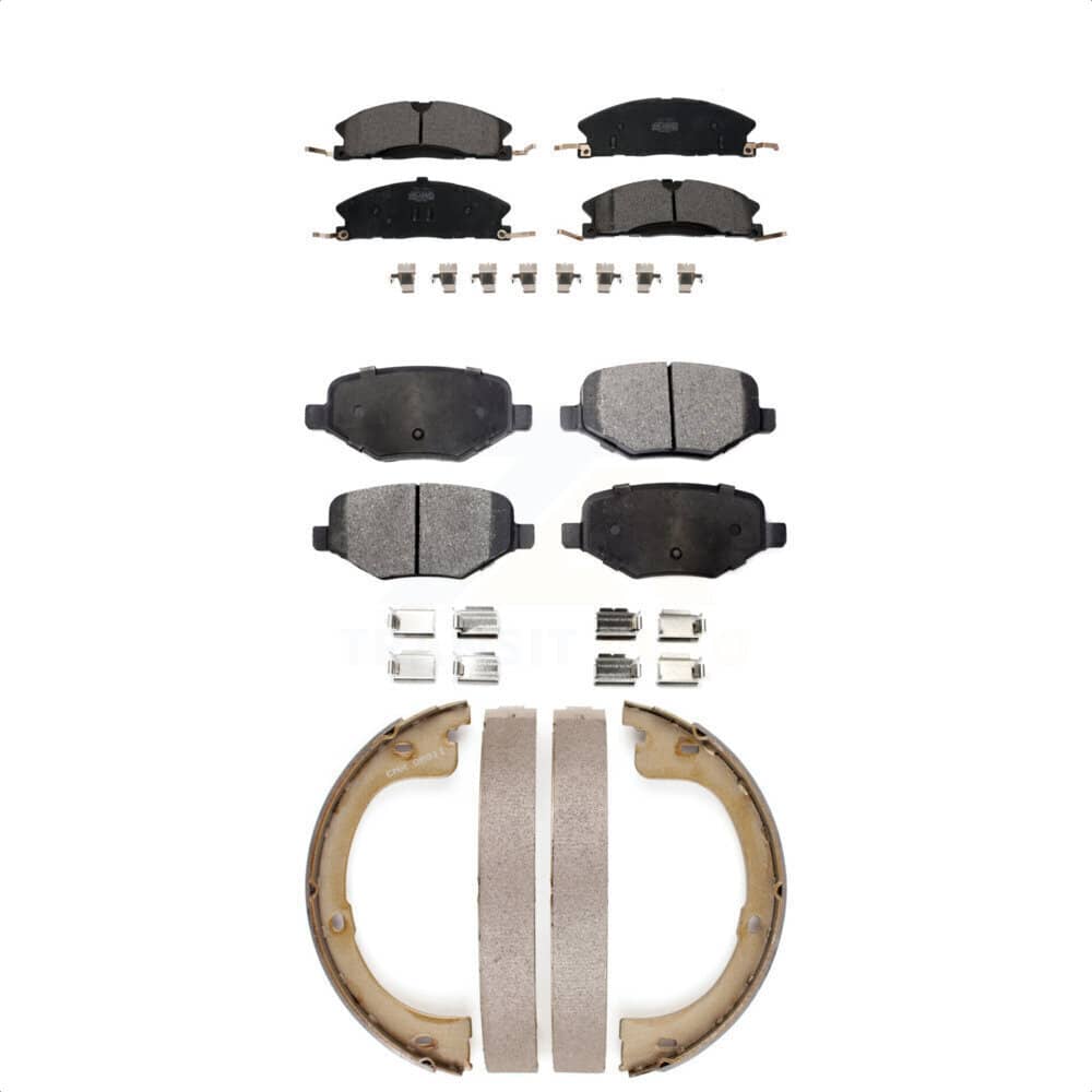 Transit Auto - KTN-100912 - Front and Rear Disc Brake Pad Kits