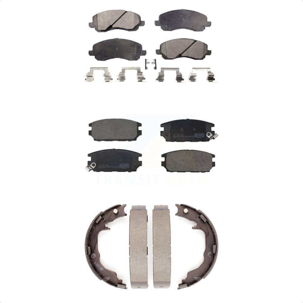 Transit Auto - KTN-100933 - Front and Rear Disc Brake Pad Kits
