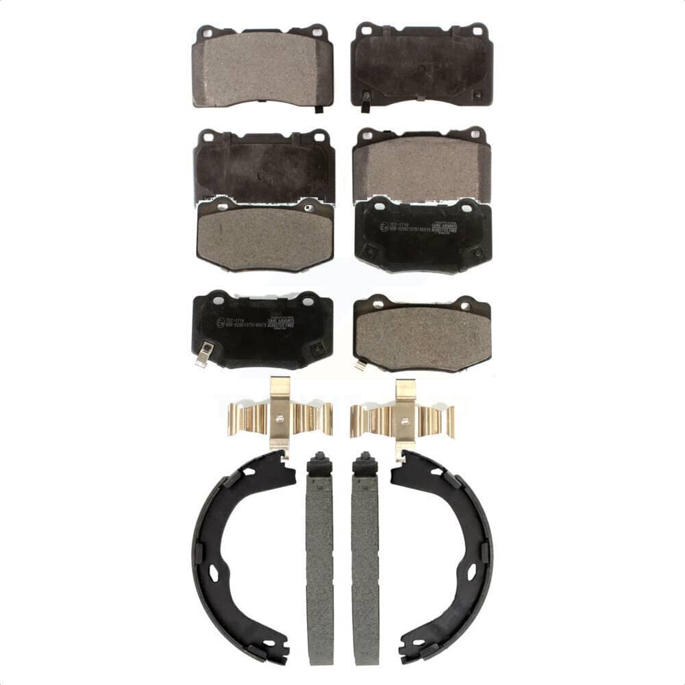 Transit Auto - KTN-100945 - Front and Rear Disc Brake Pad Kits