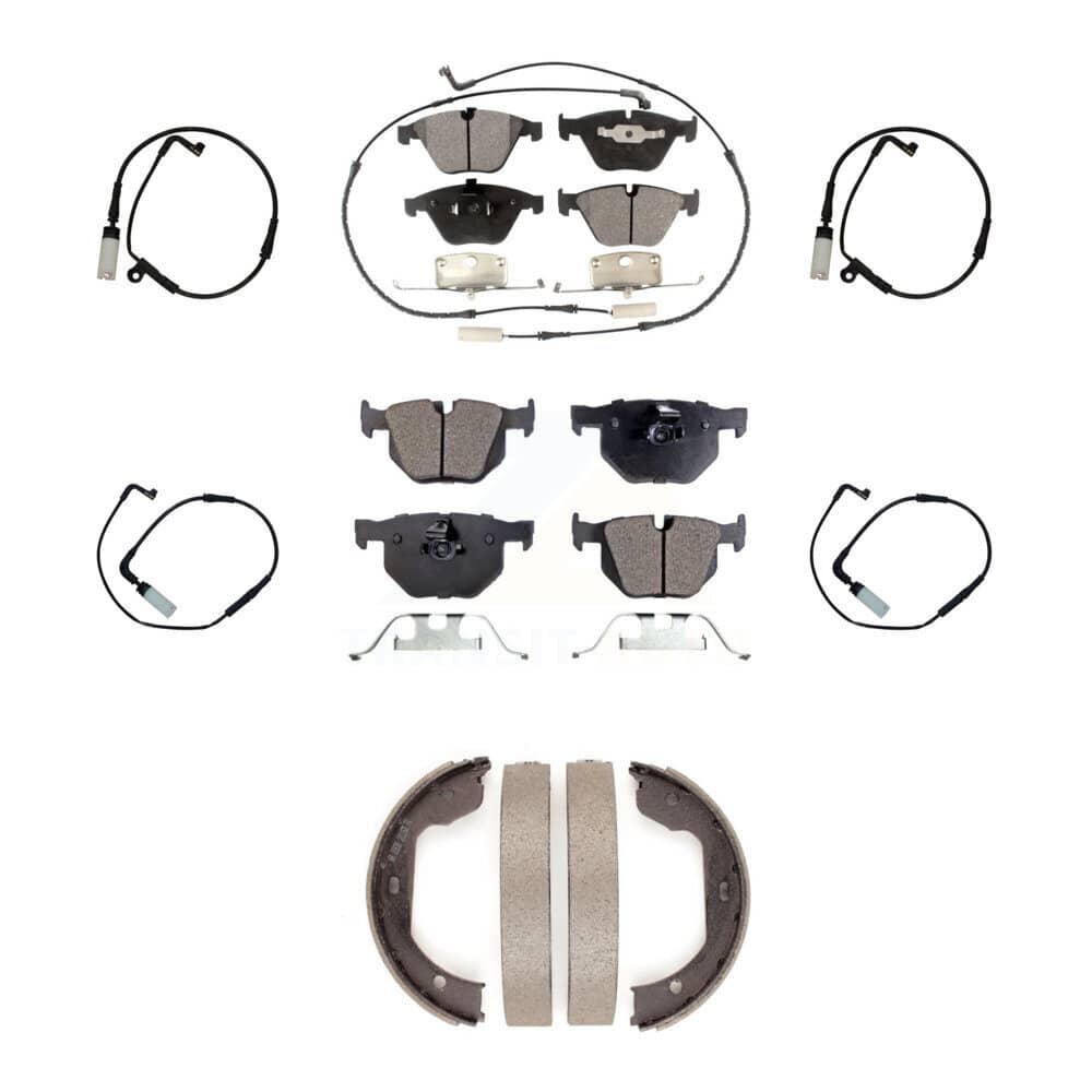 TEC - KTW-100836 - Front and Rear Disc Brake Pad Kits