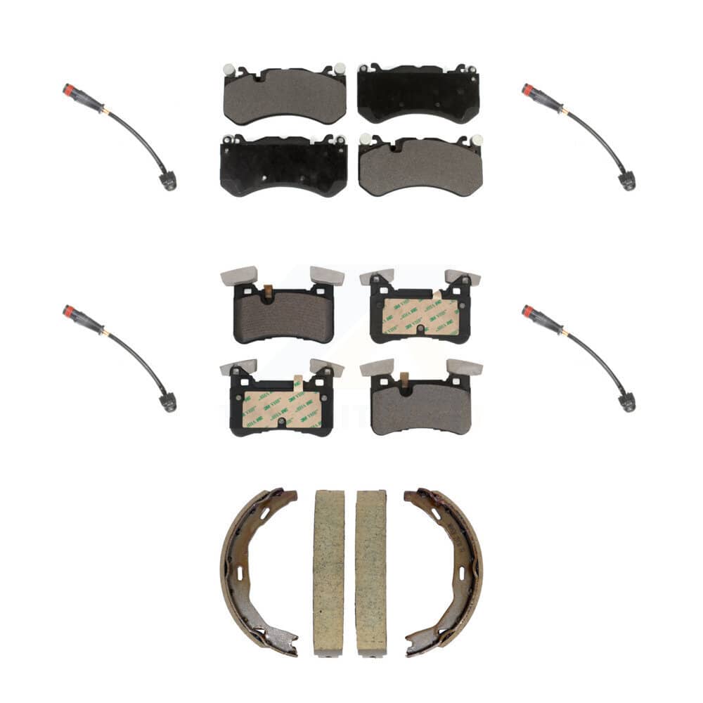 TEC - KTW-101817 - Front and Rear Disc Brake Pad Kits