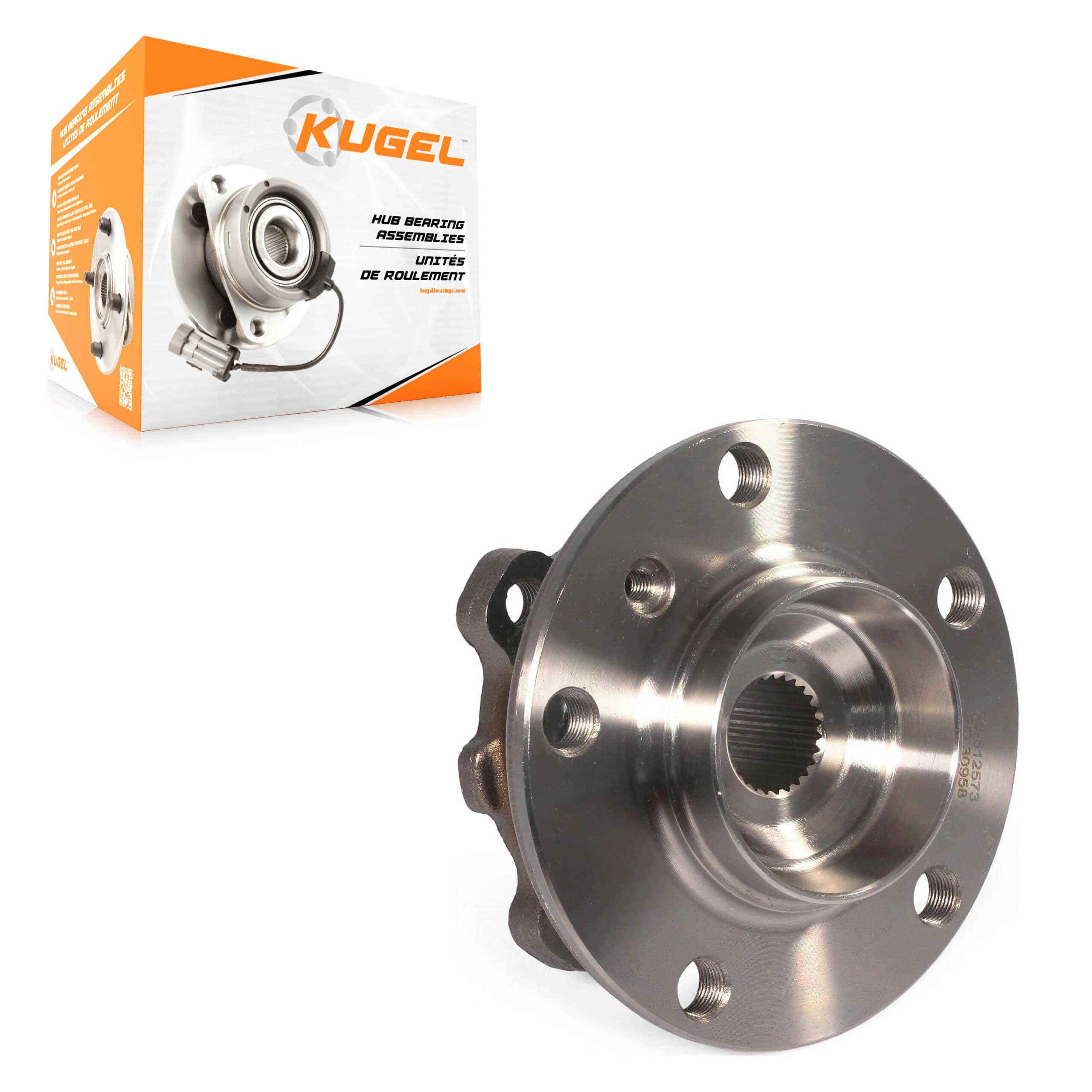Kugel - 70-512573 - Rear Wheel Bearing and Hub Assembly