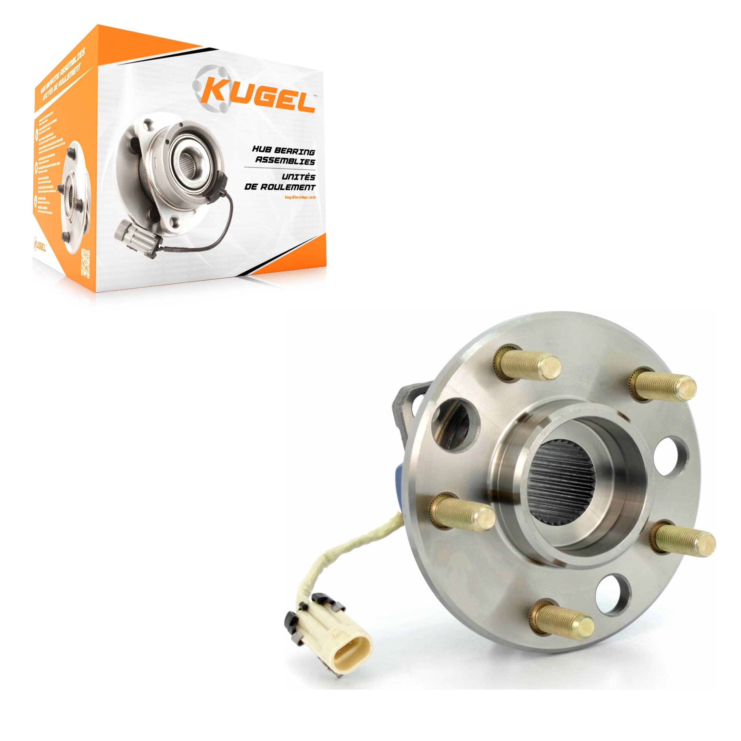 Kugel - 70-513087 - Front Wheel Bearing and Hub Assembly