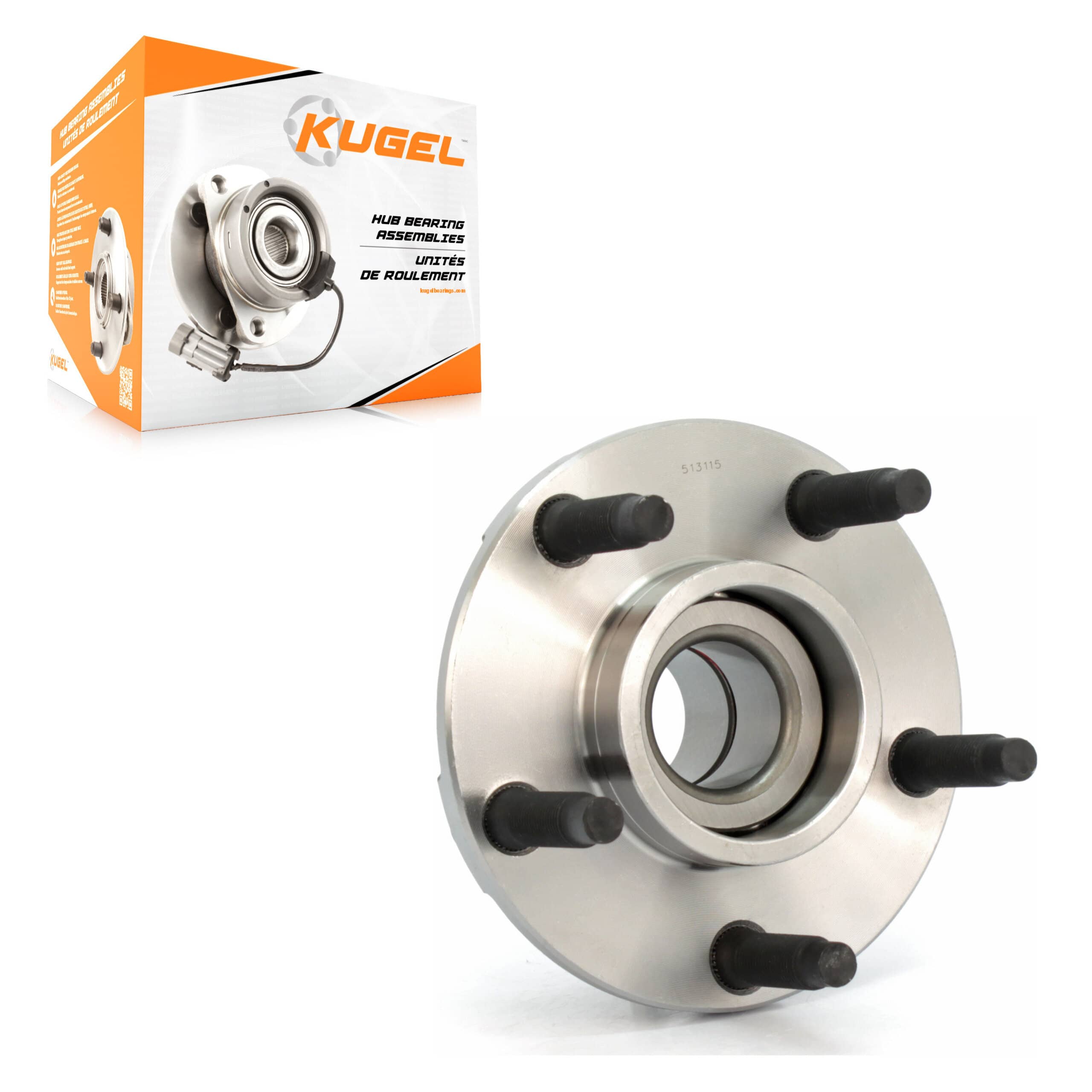 Kugel - 70-513115 - Front Wheel Bearing and Hub Assembly