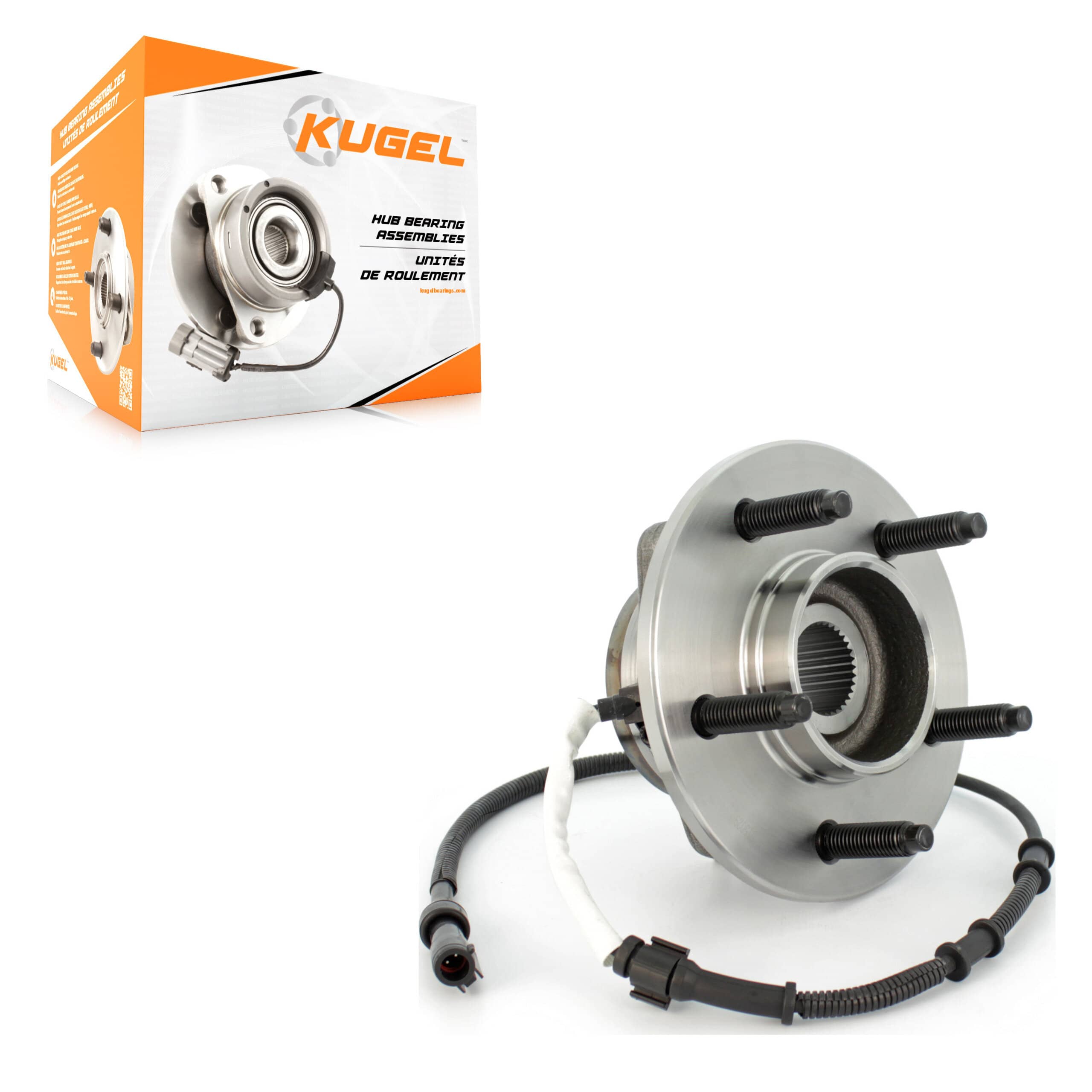 Kugel - 70-515029 - Front Wheel Bearing and Hub Assembly