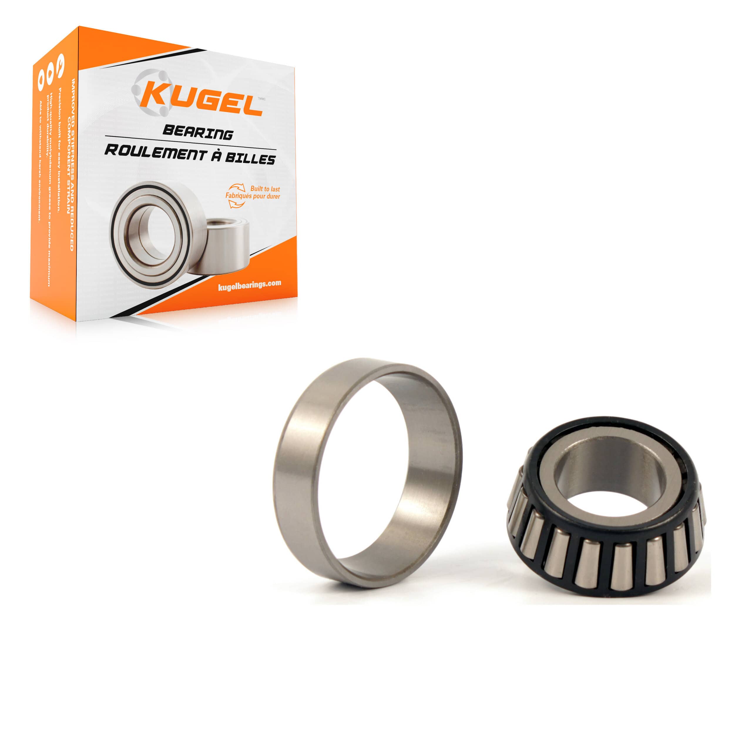 Kugel - 70-A12 - Front Outer Wheel Bearing and Race Set