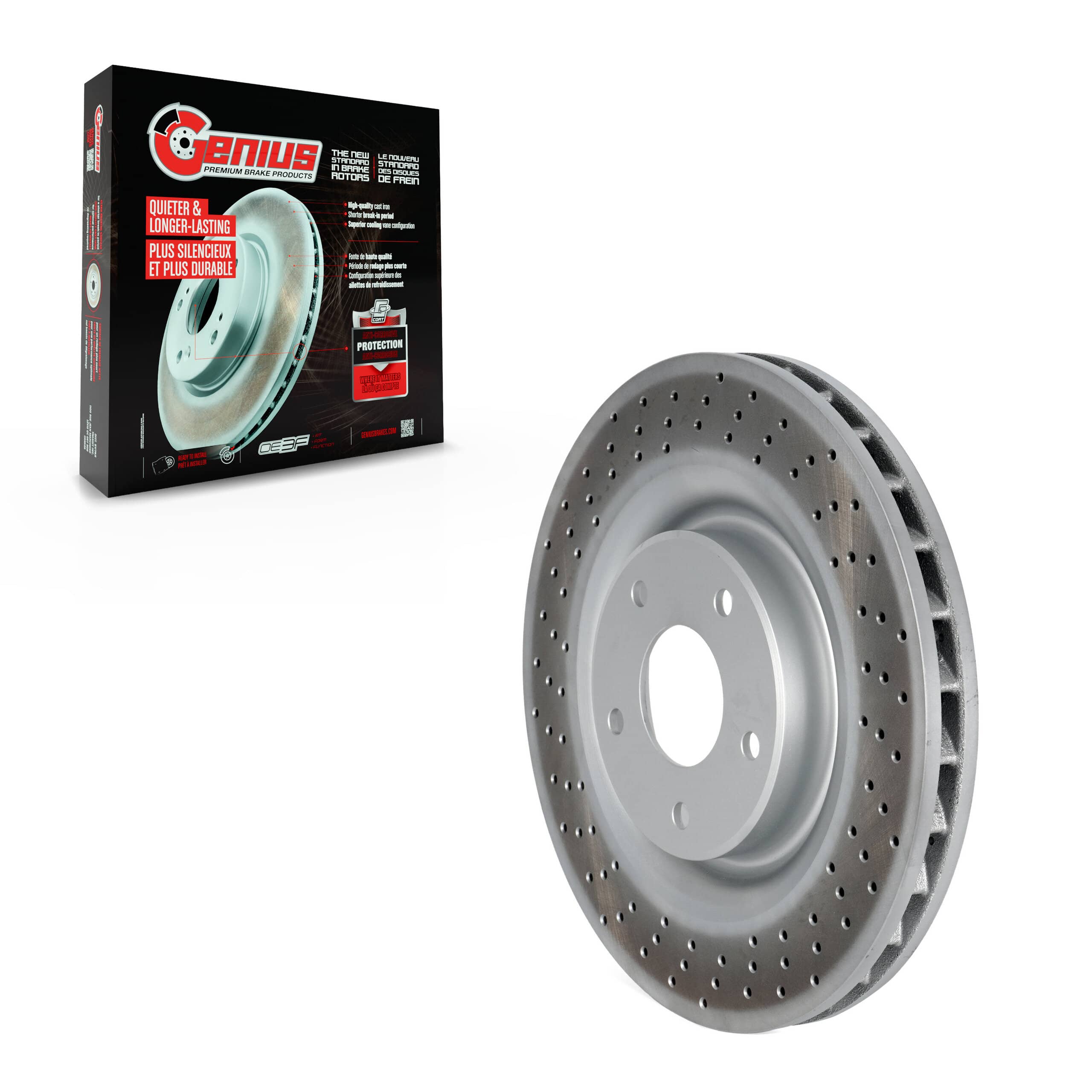 Genius - GCR-580334OE - Front Disc Brake Rotor