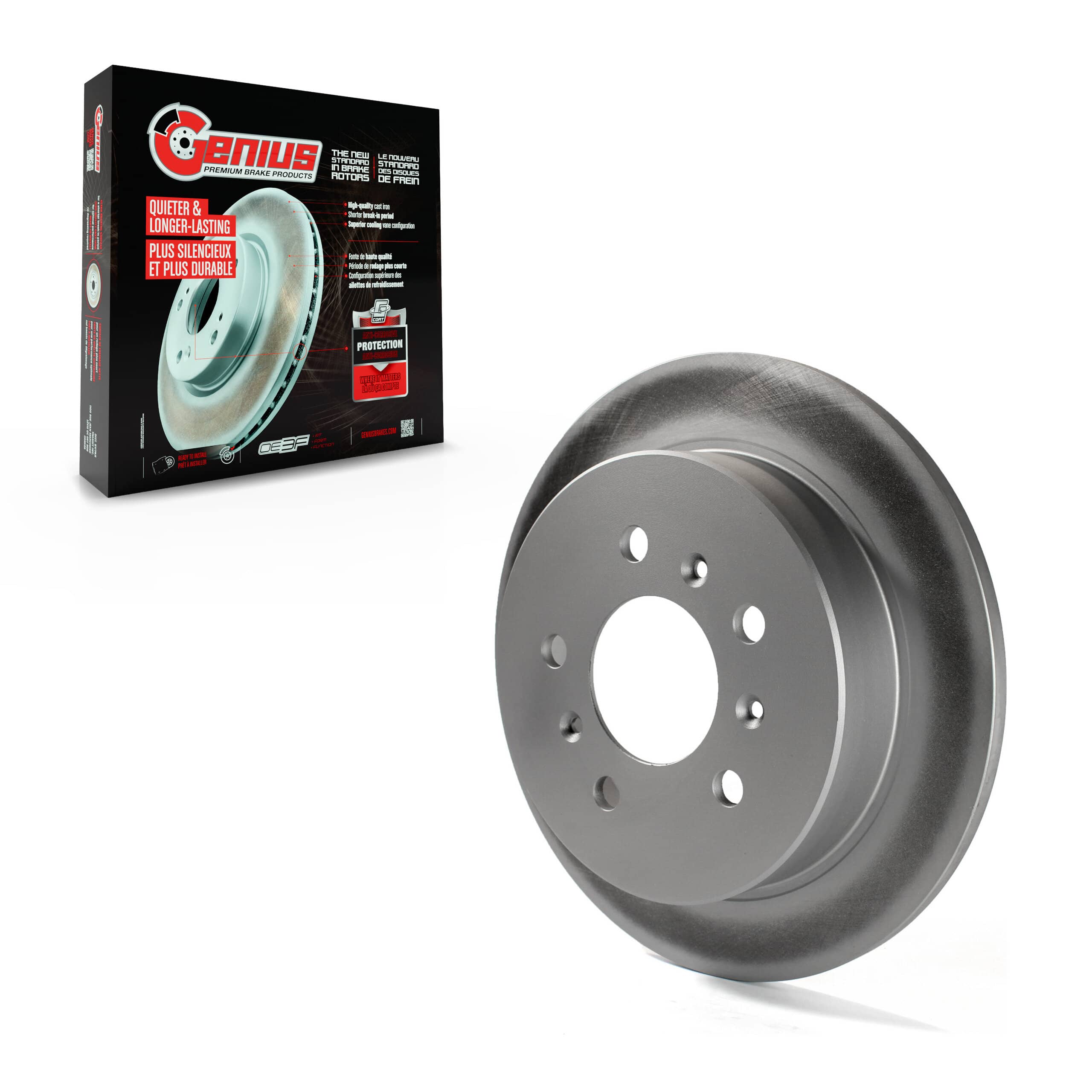Genius - GCR-580401 - Rear Disc Brake Rotor