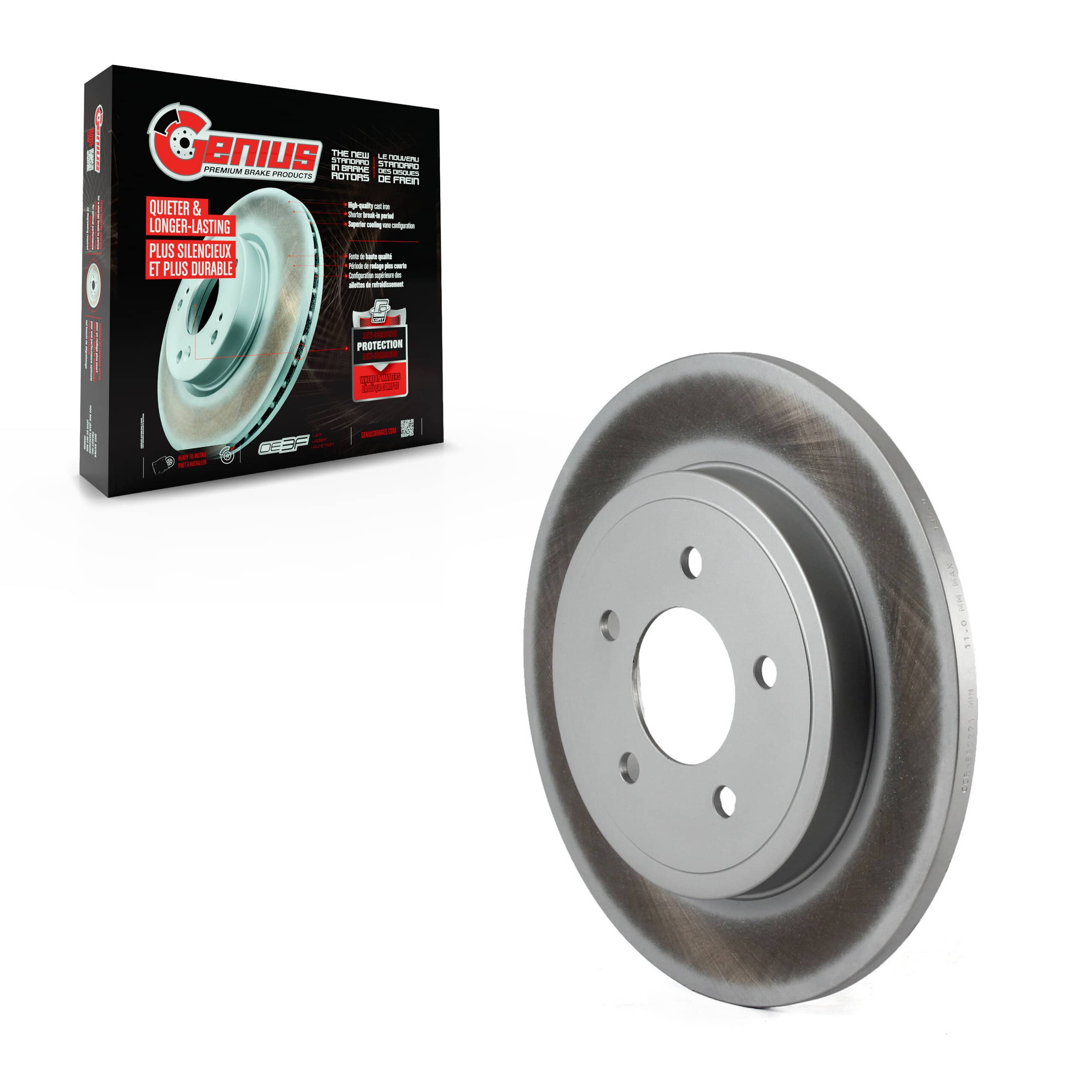 Genius - GCR-680271 - Rear Disc Brake Rotor