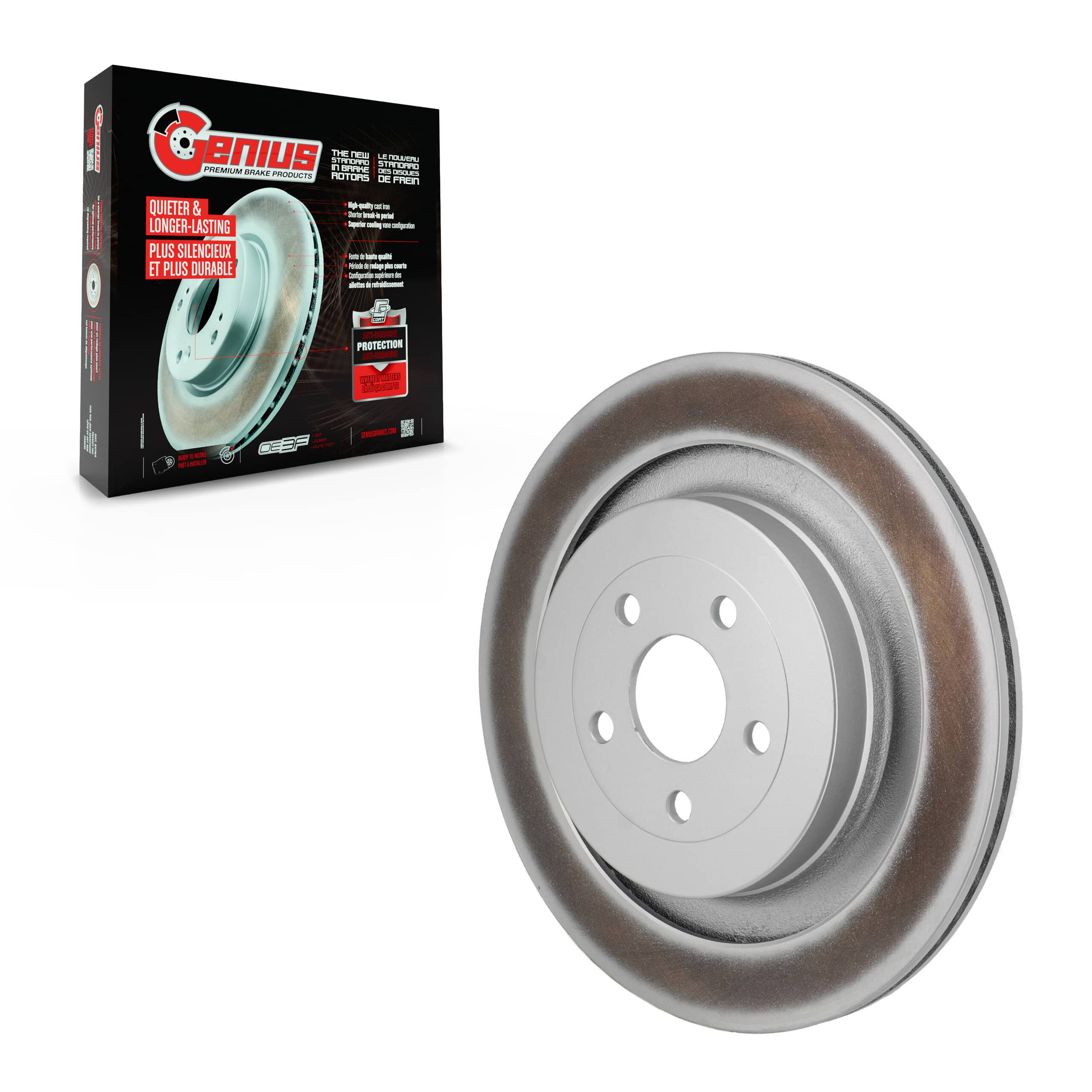 Genius - GCR-682745 - Rear Disc Brake Rotor