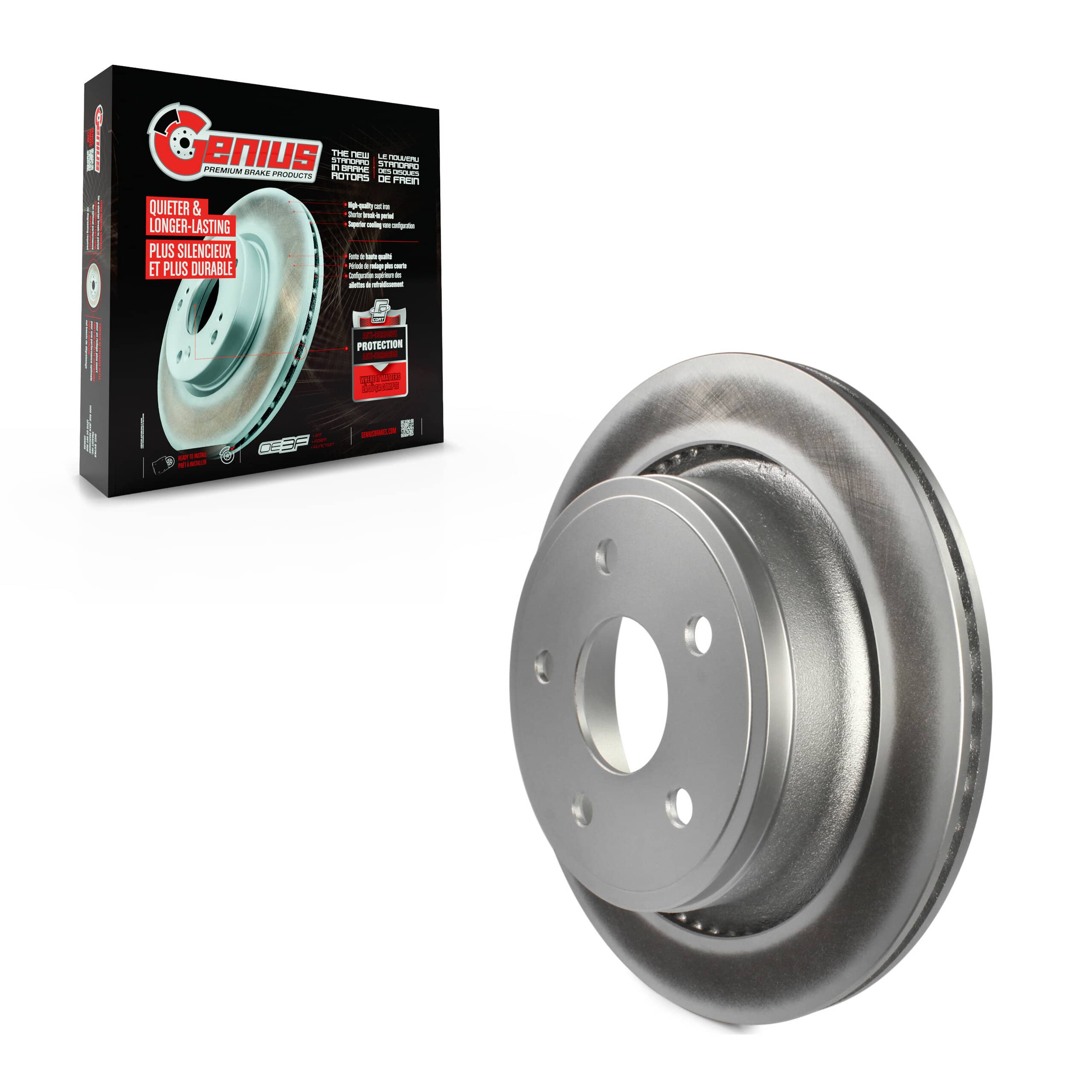 Genius - GCR-780082 - Rear Disc Brake Rotor