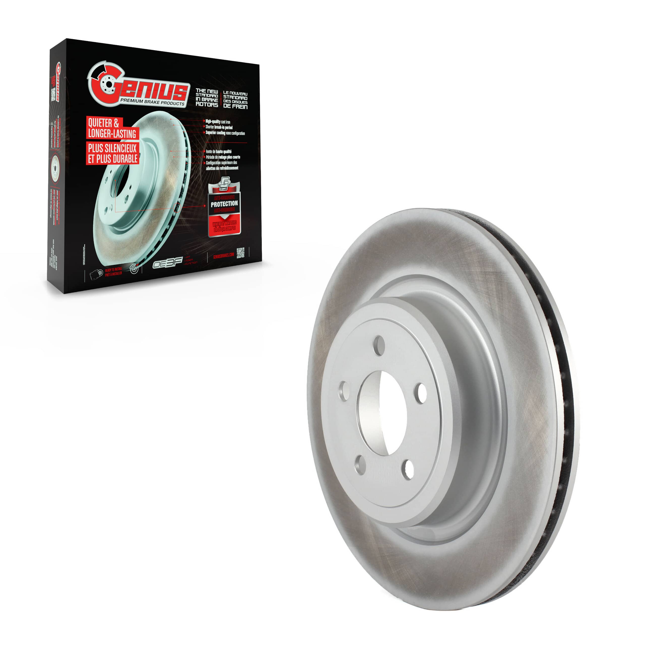 Genius - GCR-780395 - Rear Disc Brake Rotor