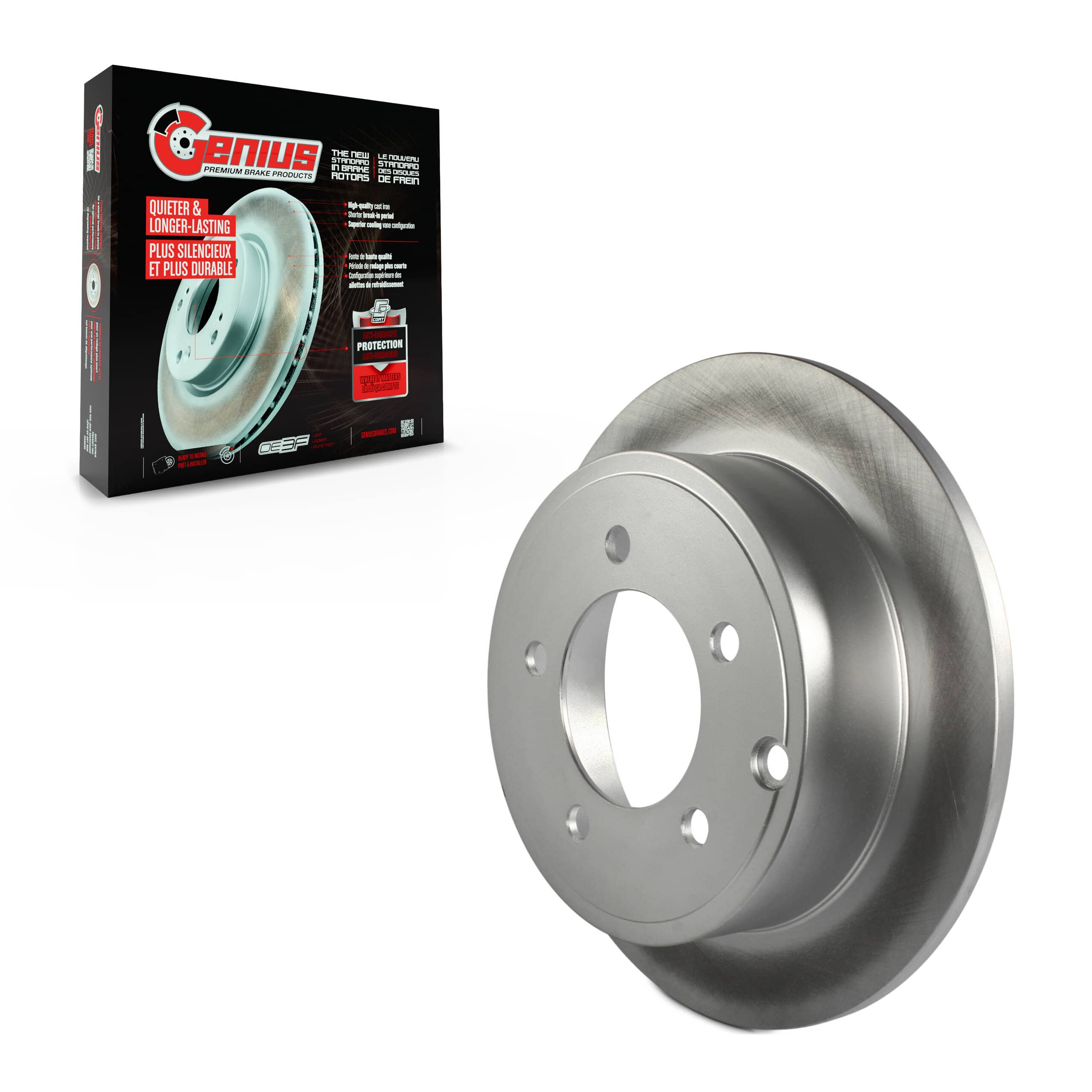 Genius - GCR-780457 - Rear Disc Brake Rotor