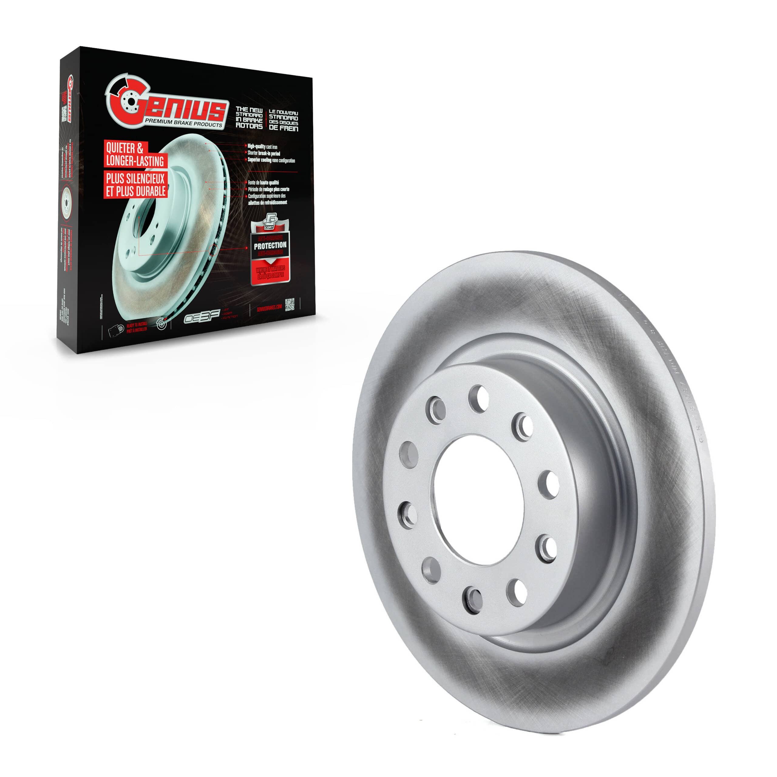Genius - GCR-781087 - Rear Disc Brake Rotor