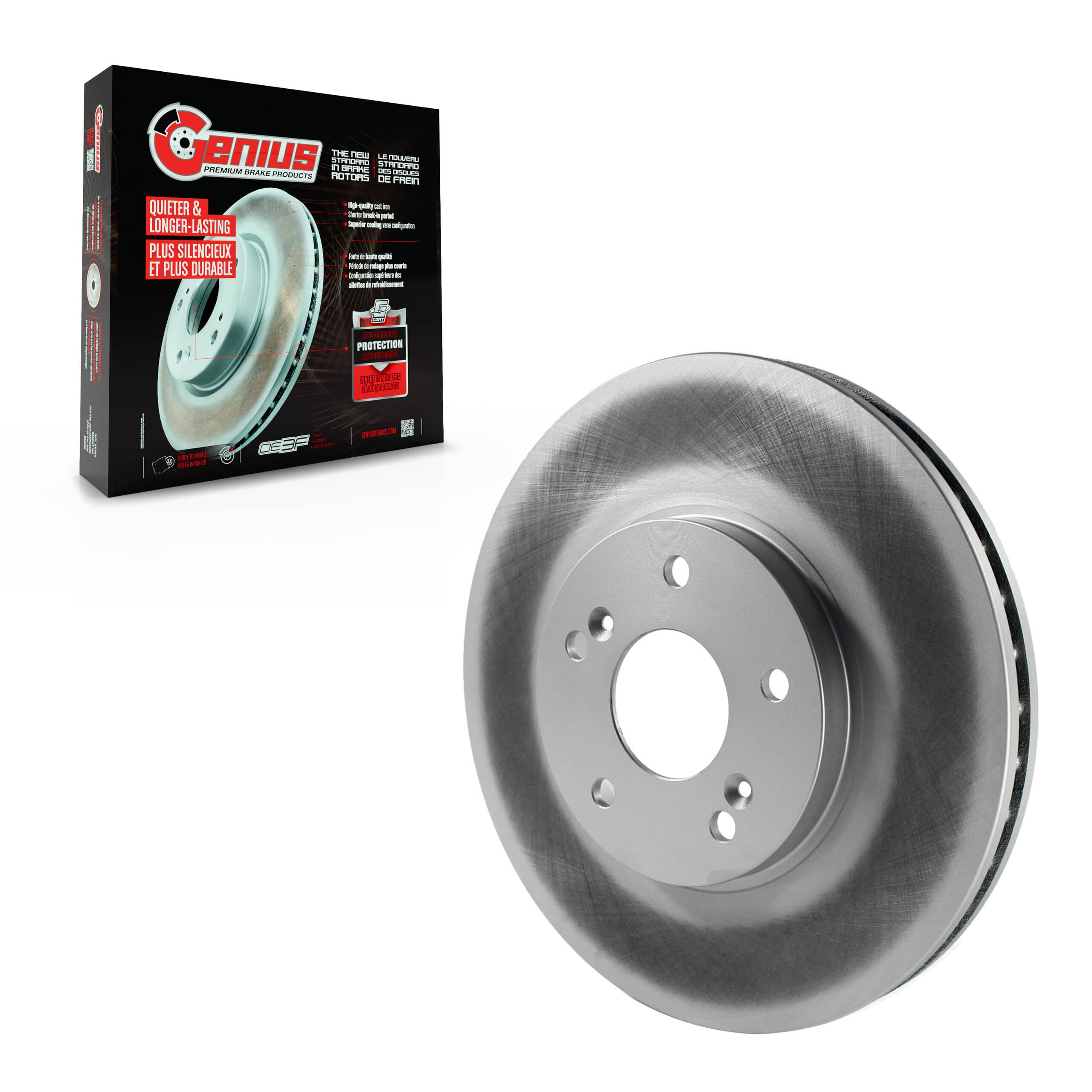 Genius - GCR-96795 - Front Disc Brake Rotor